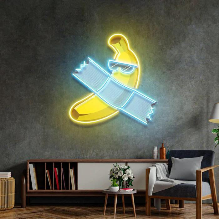 Banana and Tape Figured LED Neon Lamp