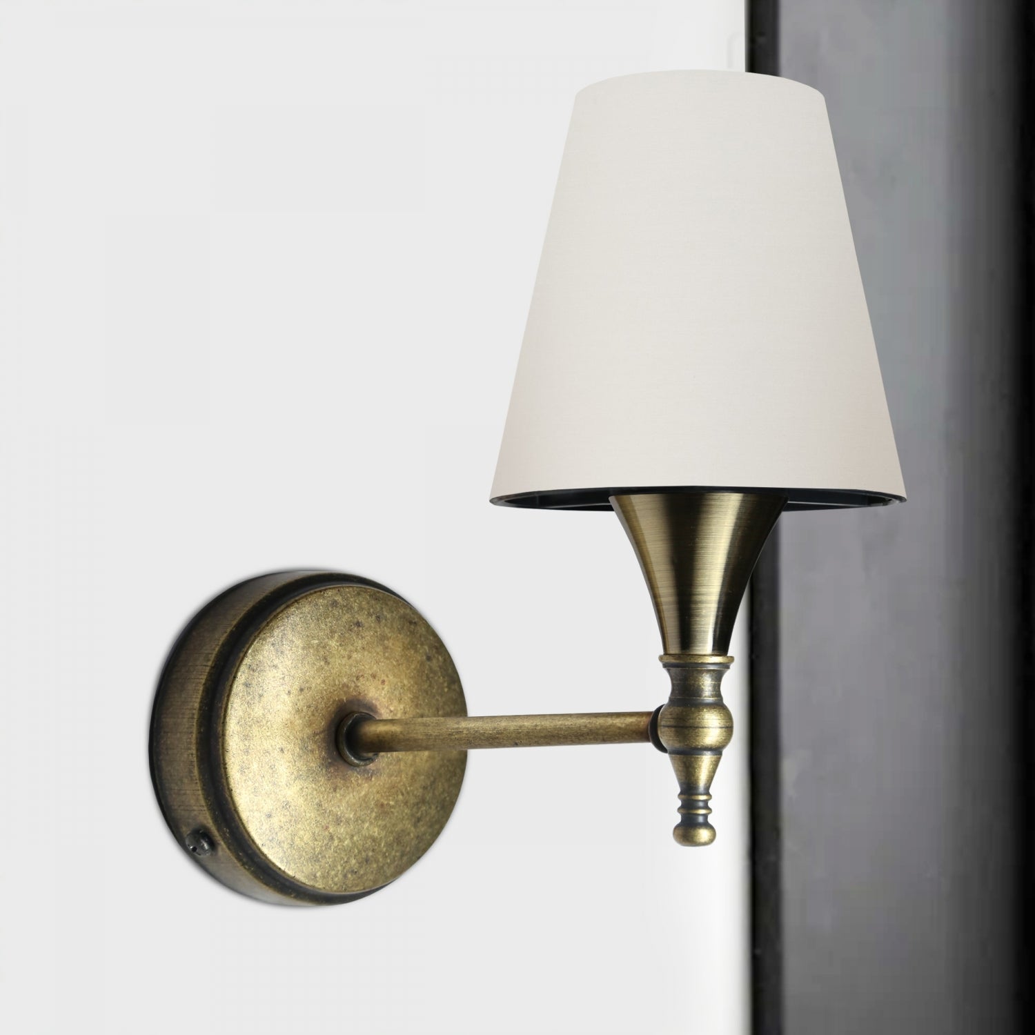 Nova Antique Color White Hat Wall Lamp | ByLamp