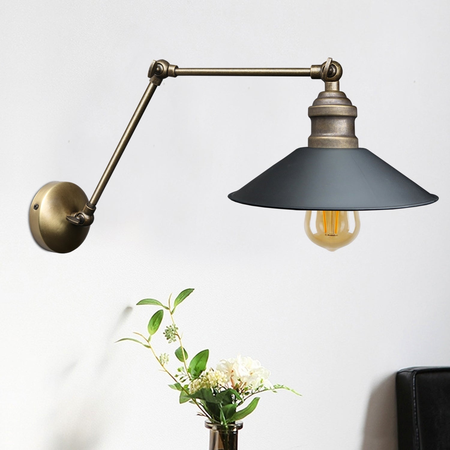 Nova Movable Body Antique Wall Sconce | ByLamp