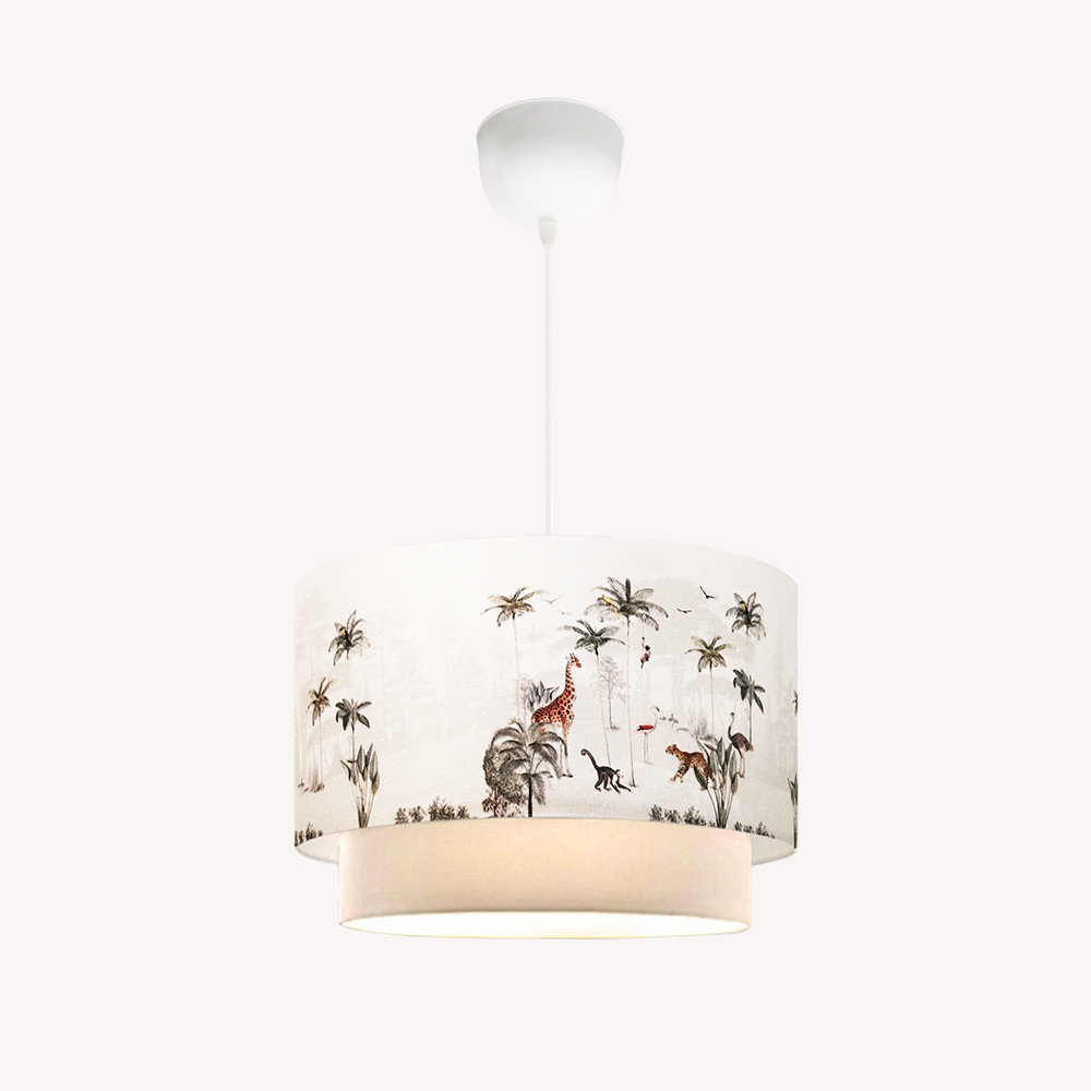 Kids Room Sleeping Cute Rabbit Pendant Chandelier Lamp | ByLamp