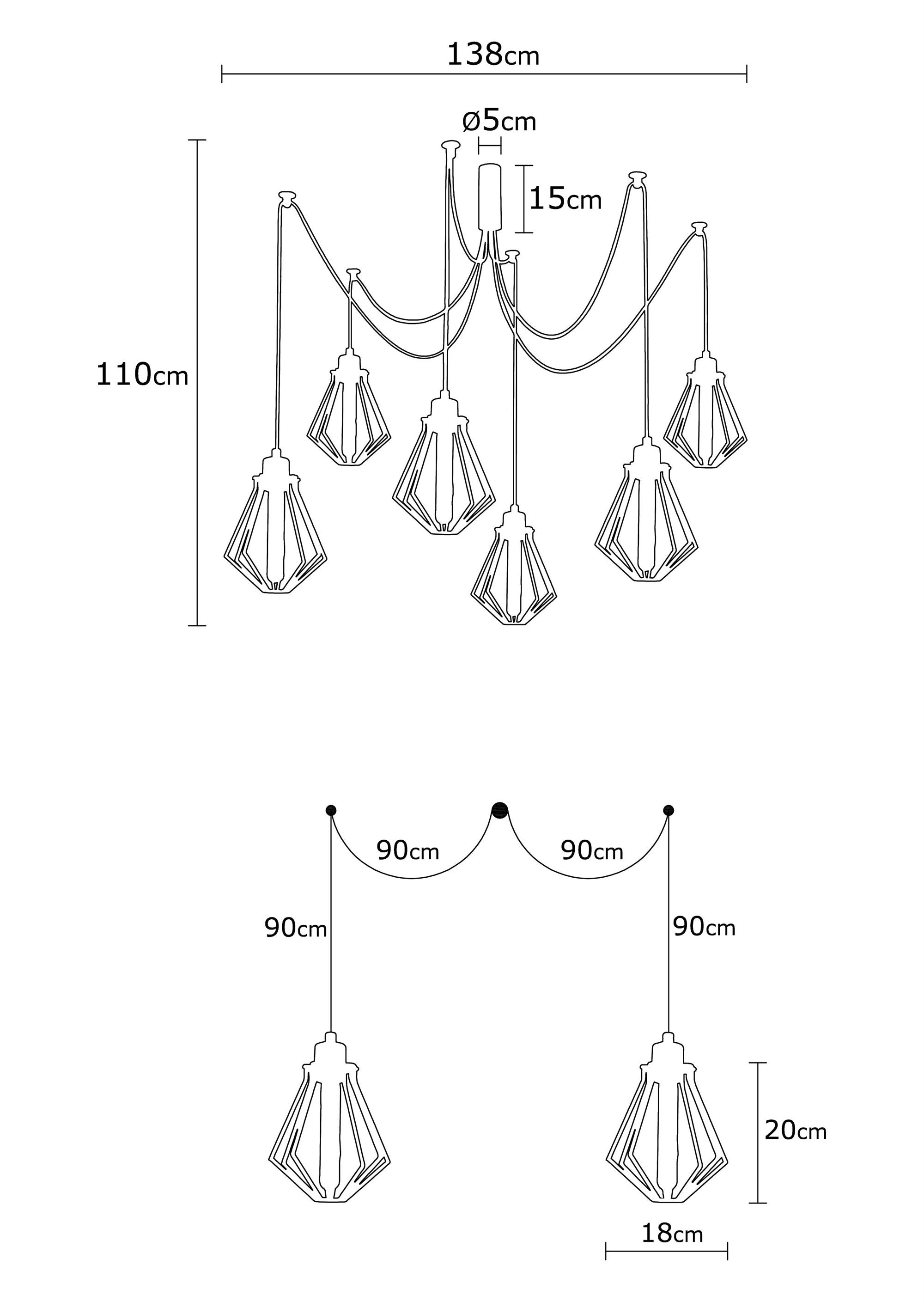 Oylat N 1034 Tel Sarkıt Aydınlatma | ByLamp