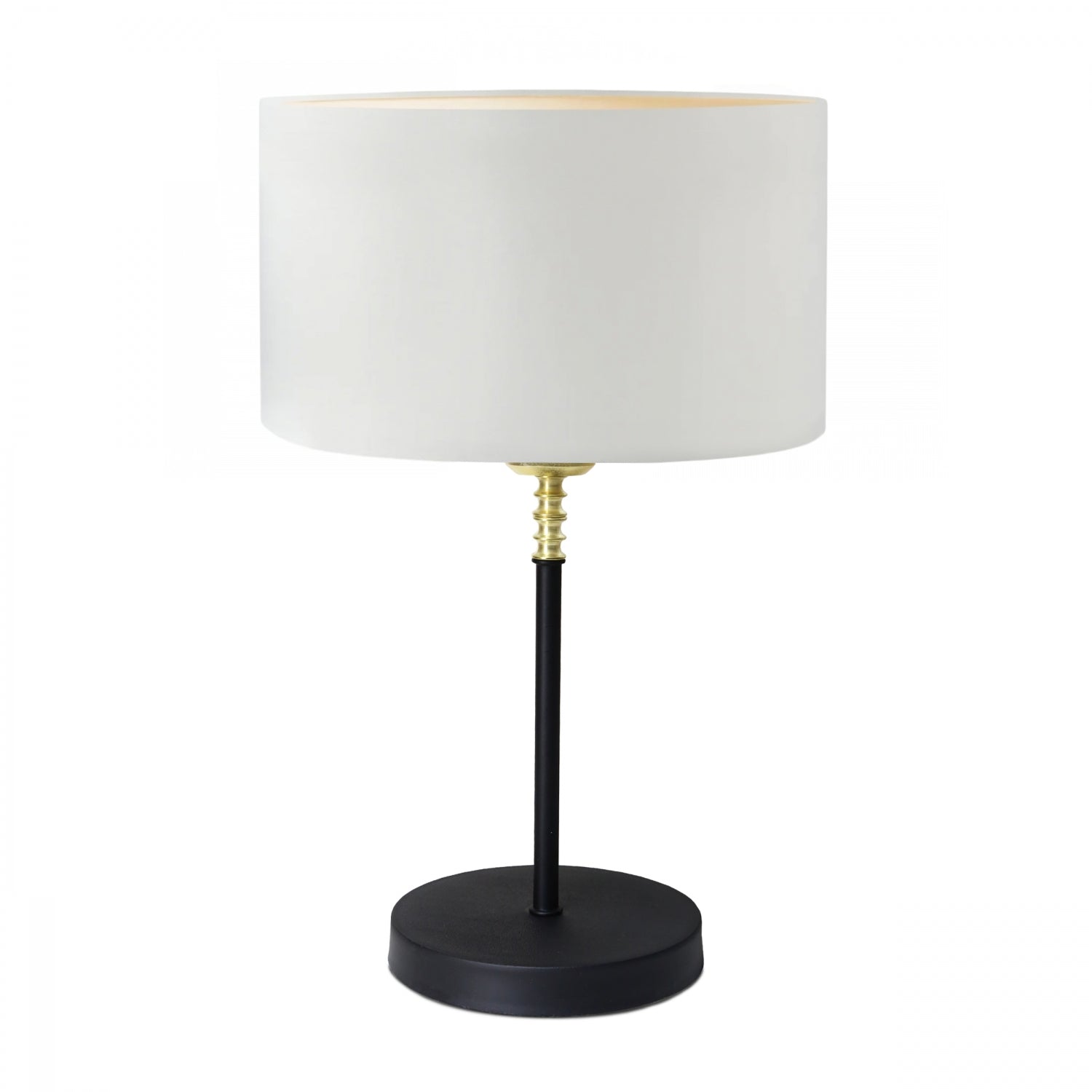 Palermo Gold Detailed Cream Shade Table Lamp | ByLamp