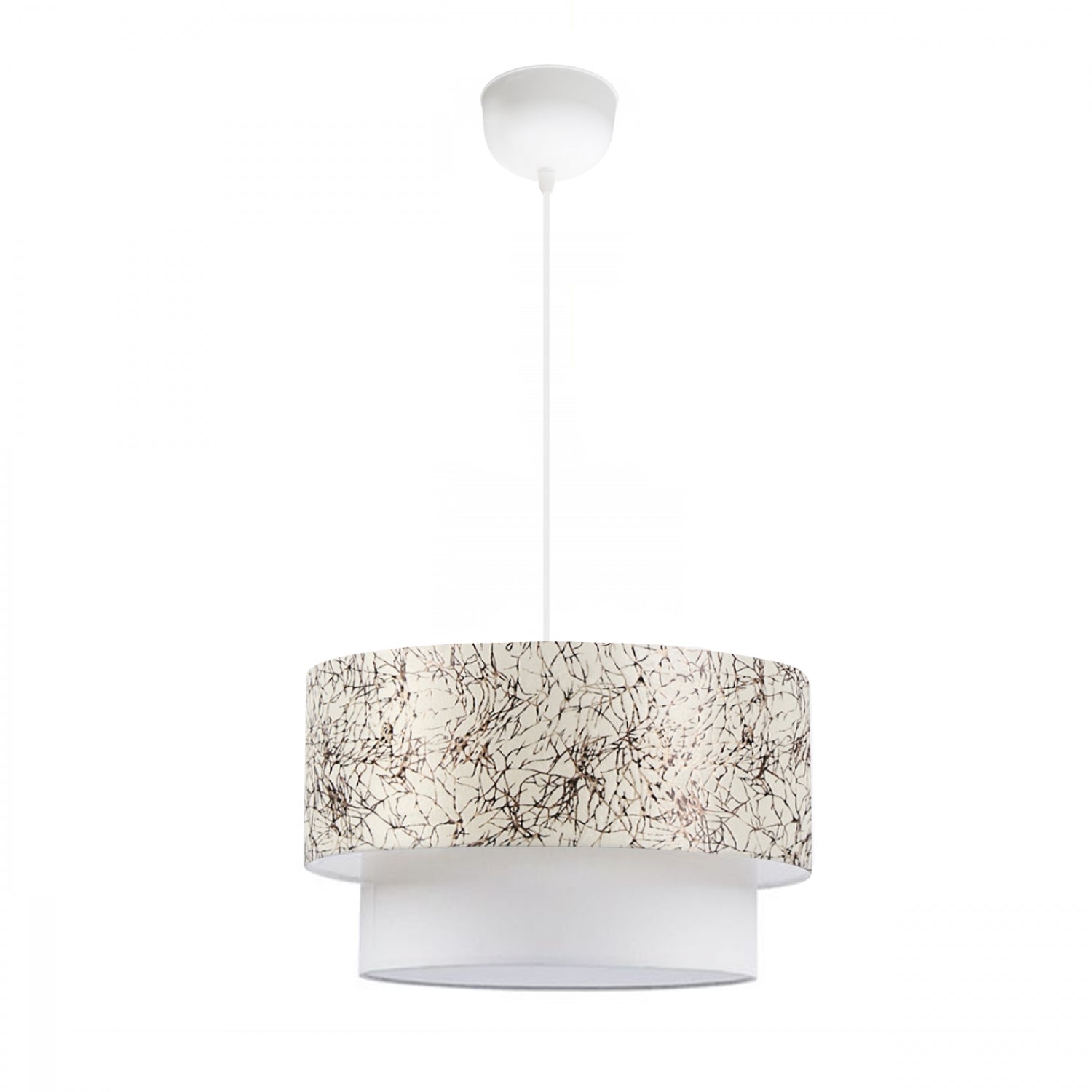 Cake Single Olive Branch Lampshade Pendant Lighting | ByLamp