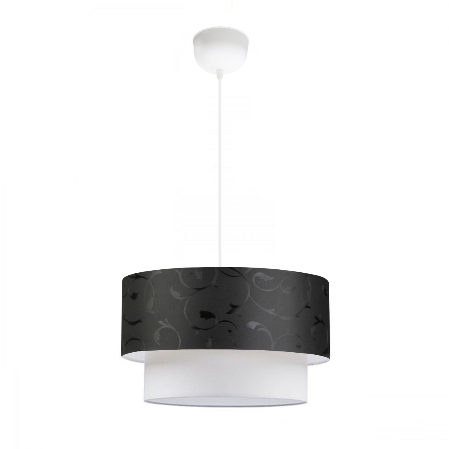 Cake Single Black Lampshade Pendant Lighting | ByLamp