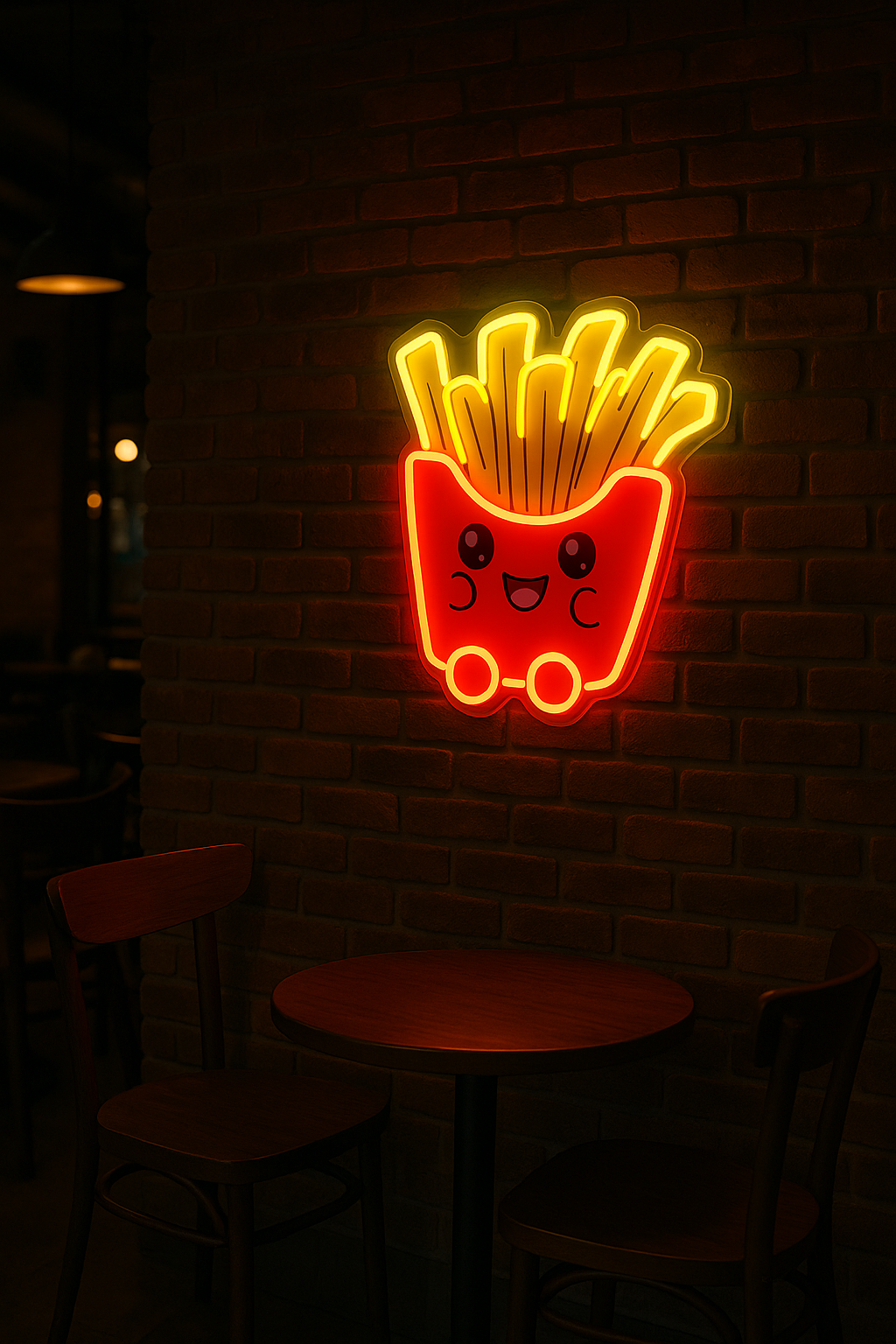 Patates Kızartması Neon Lamba | ByLamp