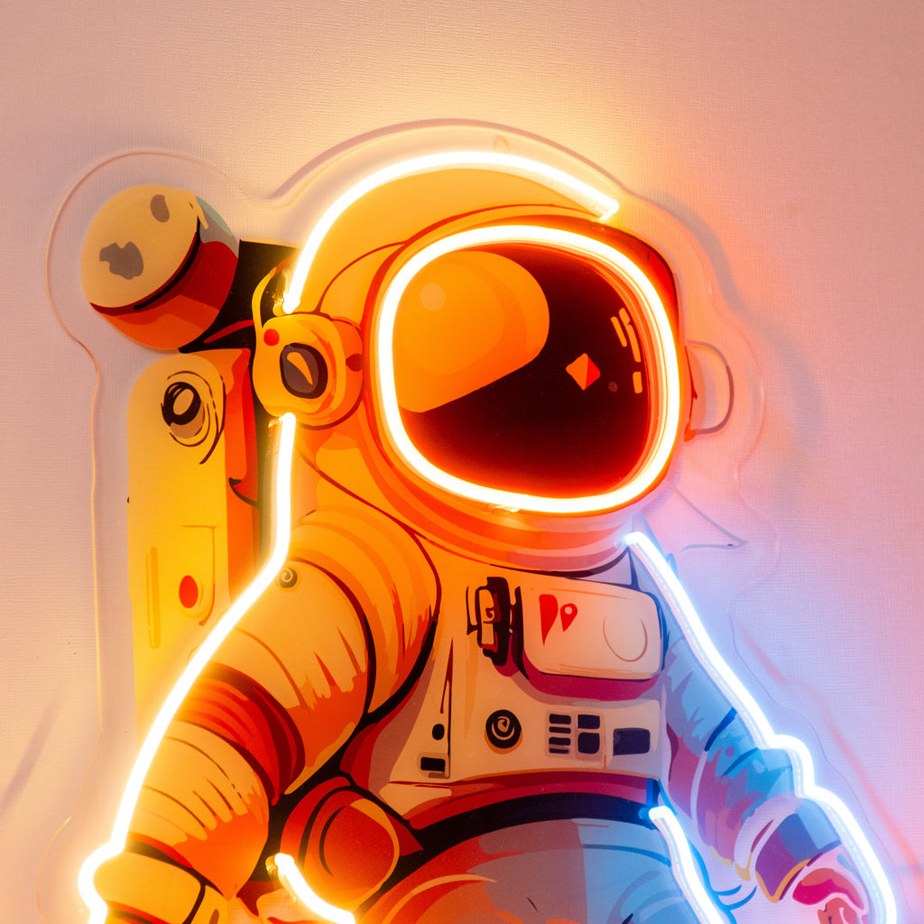 Astronot Pizza Neon Lamba | ByLamp