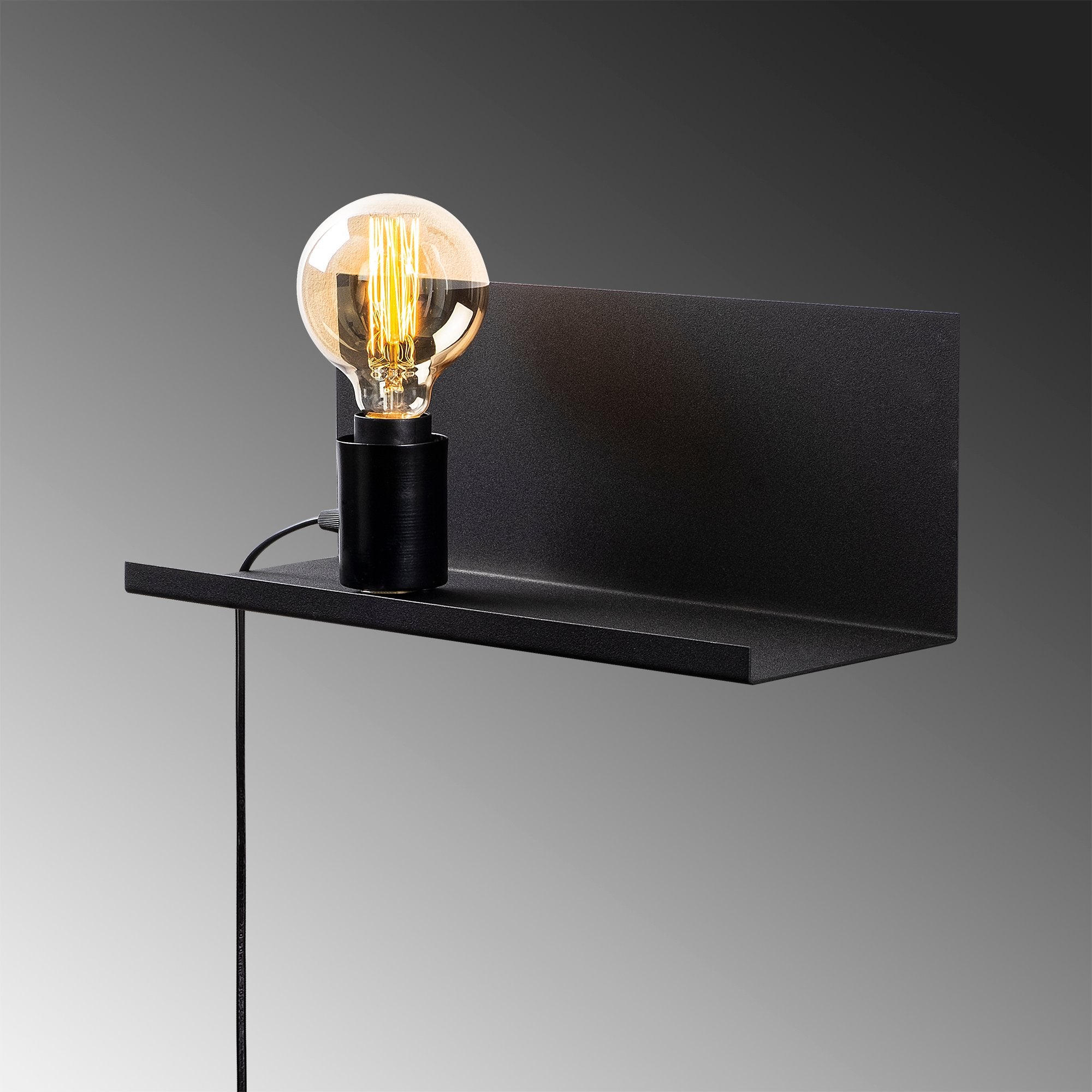 Rafaplik 40 501 Black Rustik Aplik Duvar Aydınlatma | ByLamp