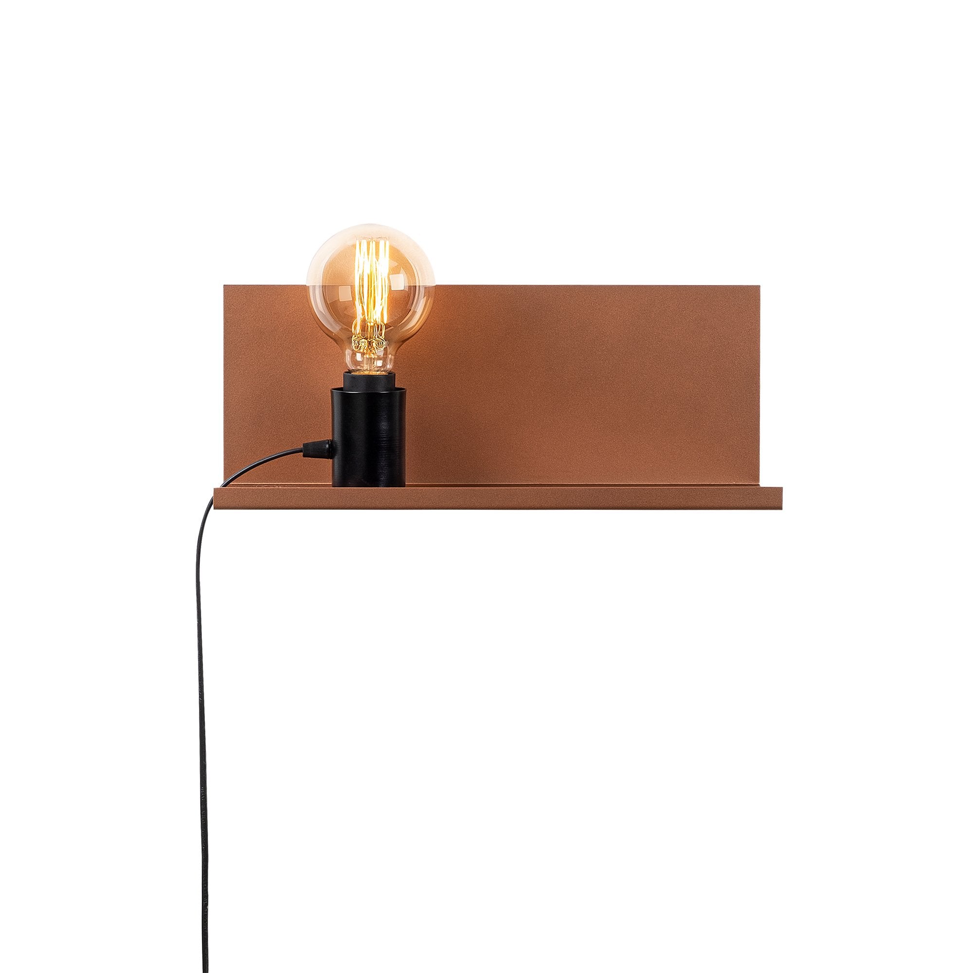 Rafaplik 40 501 Copper Black Rustik Aplik Duvar Aydınlatma | ByLamp