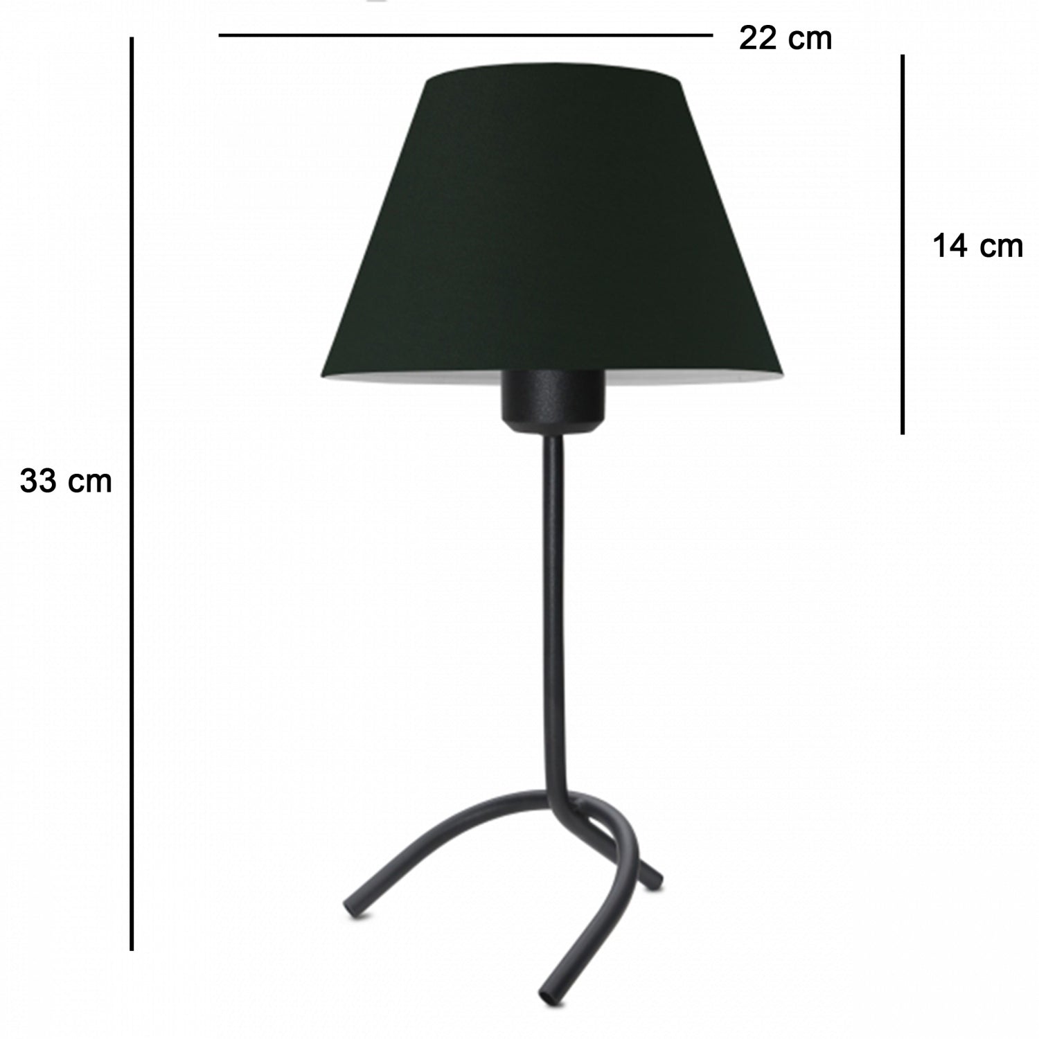 Rendy Metal Three-Legged Lampshade Table Lamp | ByLamp