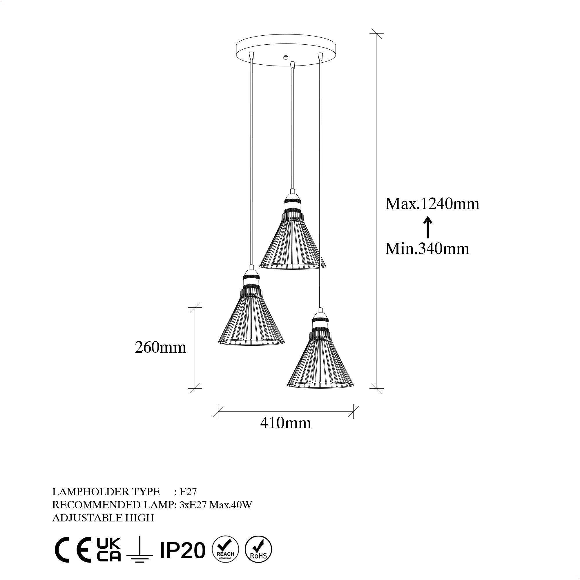 Rozye 11301 Tel Sarkıt Aydınlatma | ByLamp
