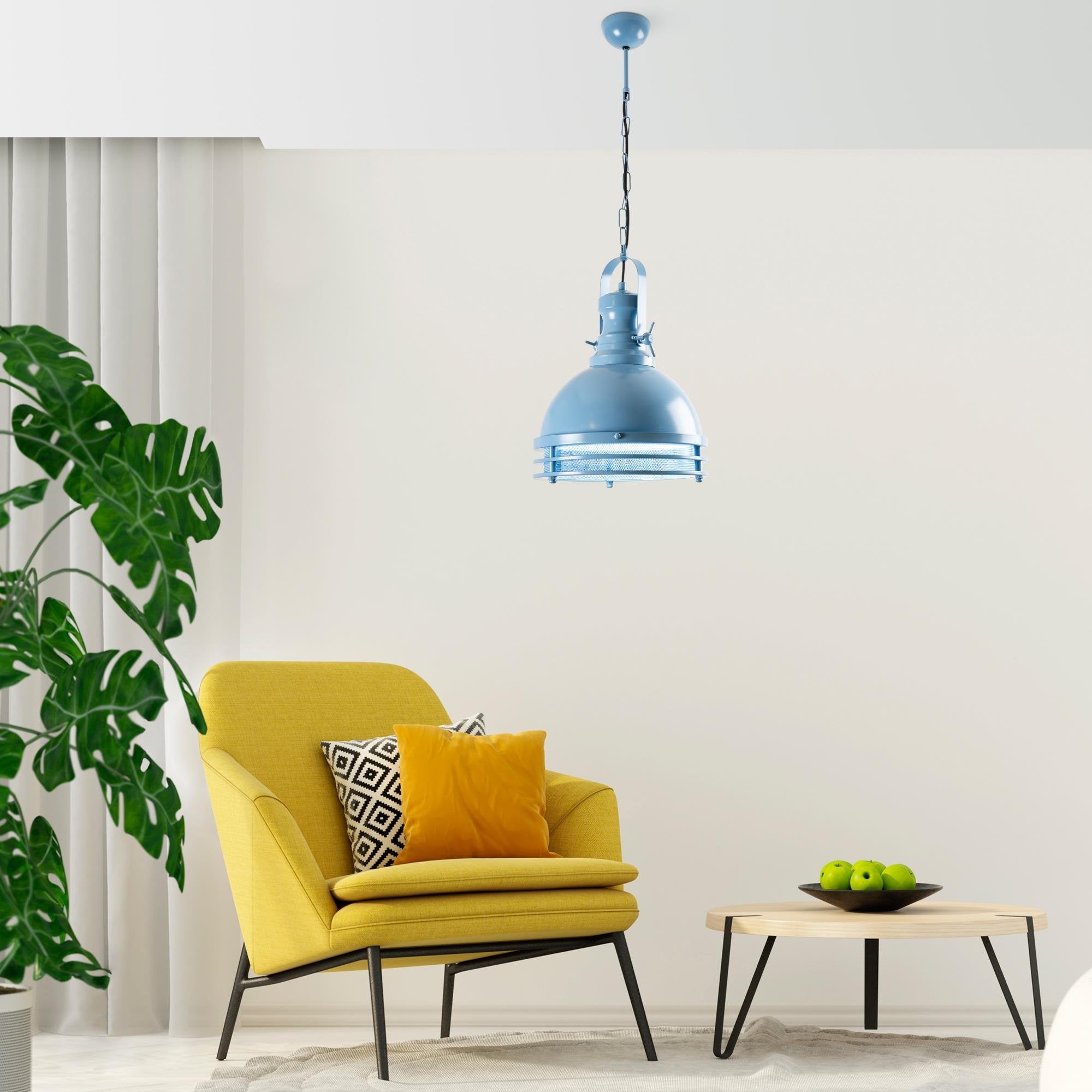 Sağlam 3762 Açık Mavi Sıvama Sarkıt Aydınlatma | ByLamp