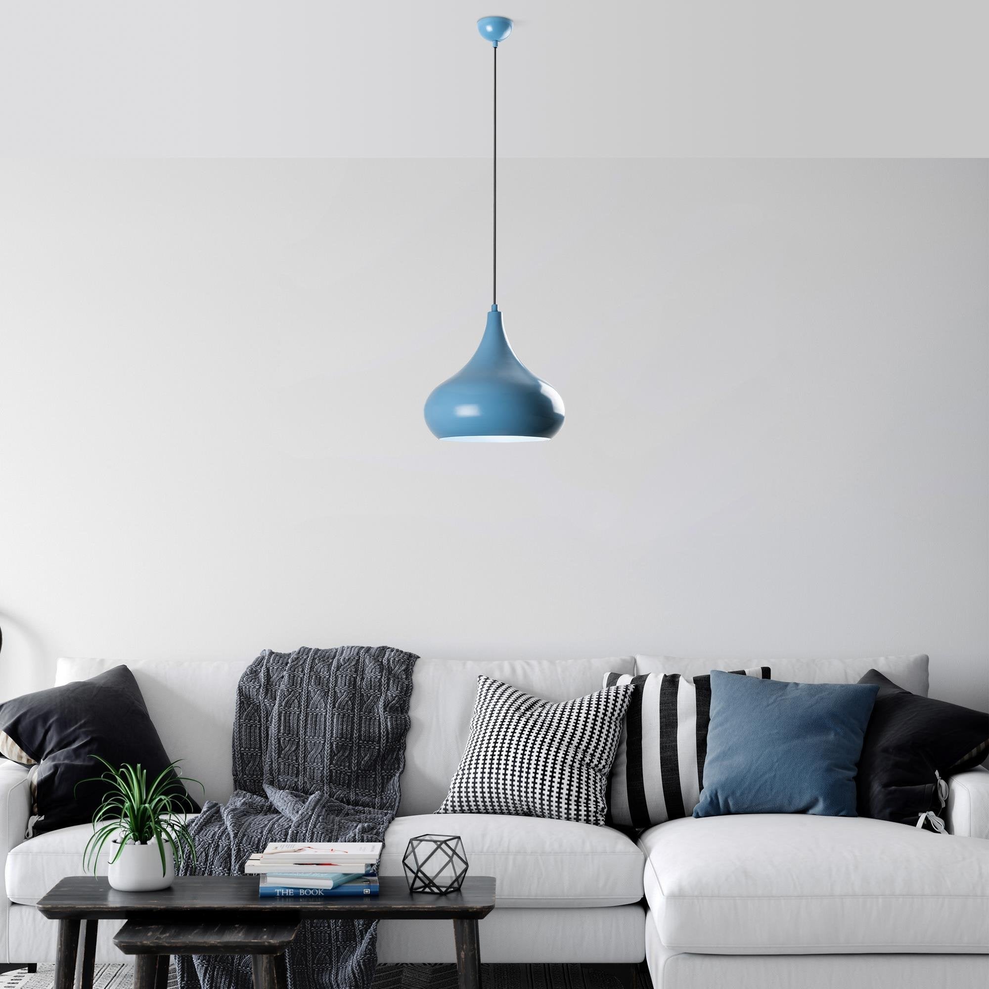 Sağlam 3774 Açık Mavi Sıvama Sarkıt Aydınlatma | ByLamp