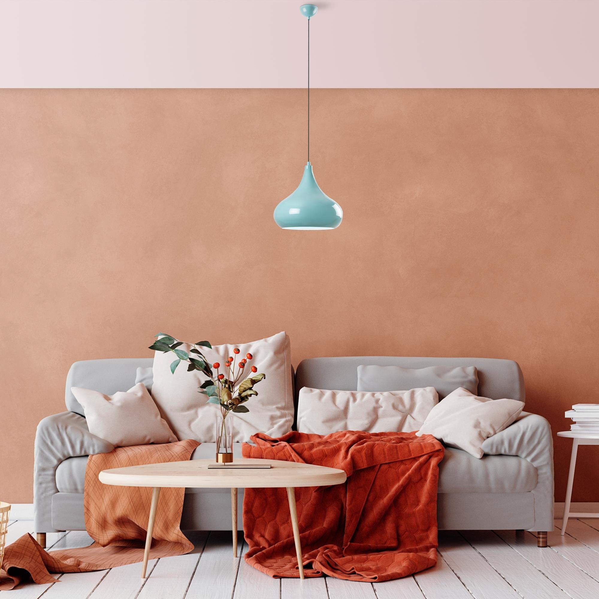 Sağlam 3774 Turkuaz Sıvama Sarkıt Aydınlatma | ByLamp