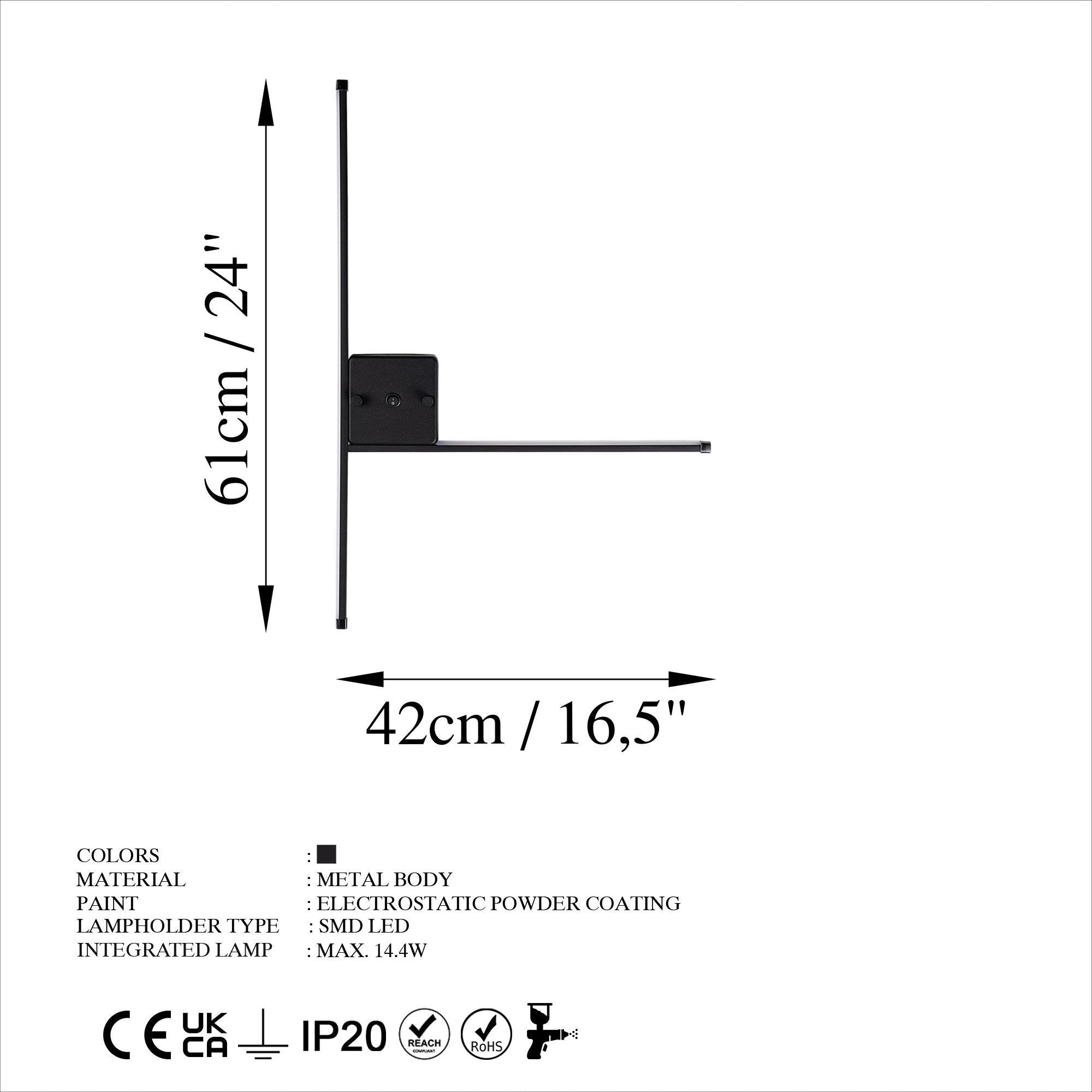 Sarf 13615 Led Aplik Duvar Aydınlatma | ByLamp