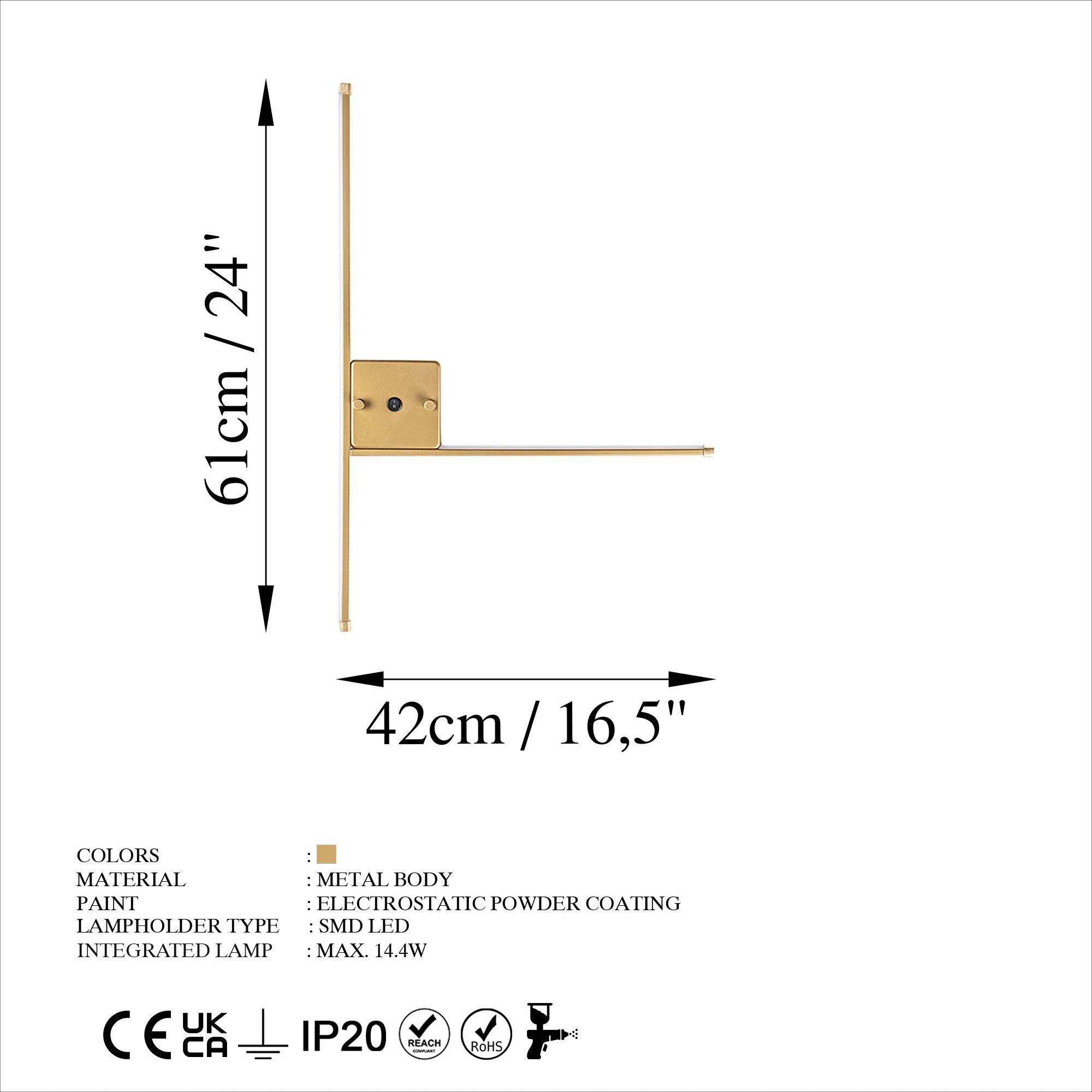 Sarf 13616 Led Aplik Duvar Aydınlatma | ByLamp