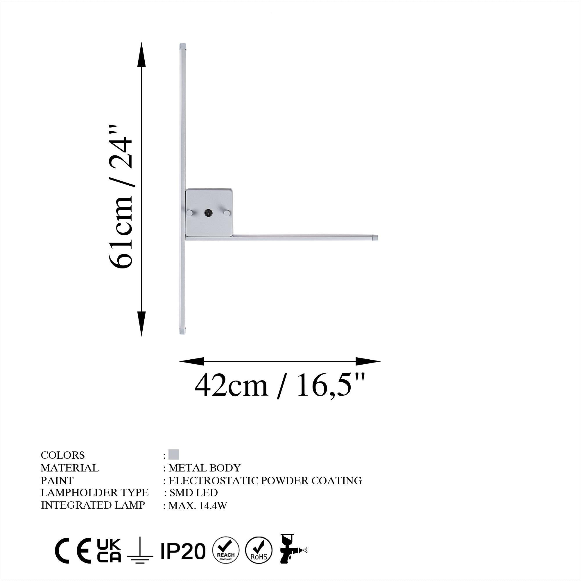 Sarf 13617 Led Aplik Duvar Aydınlatma | ByLamp