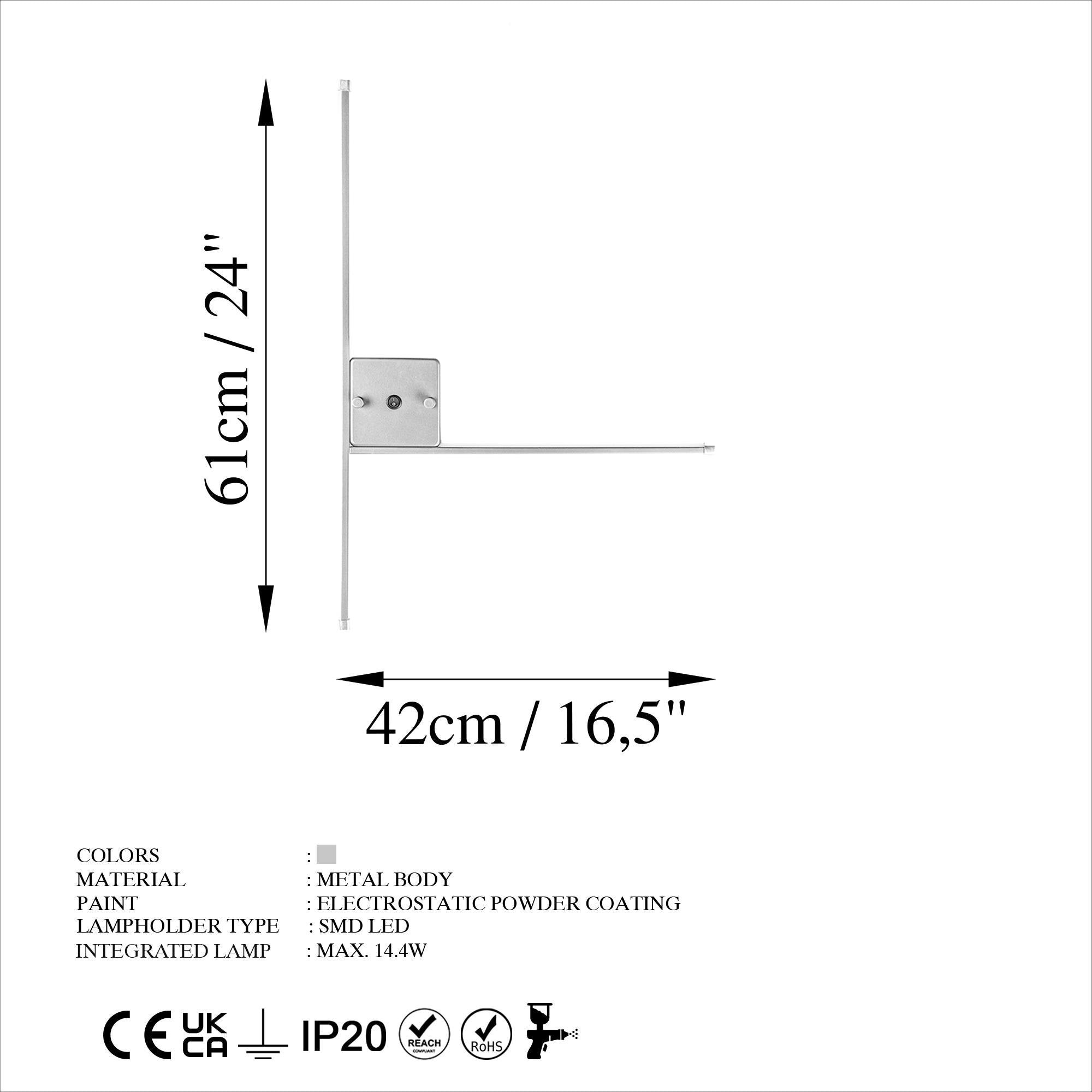 Sarf 13618 Led Aplik Duvar Aydınlatma | ByLamp