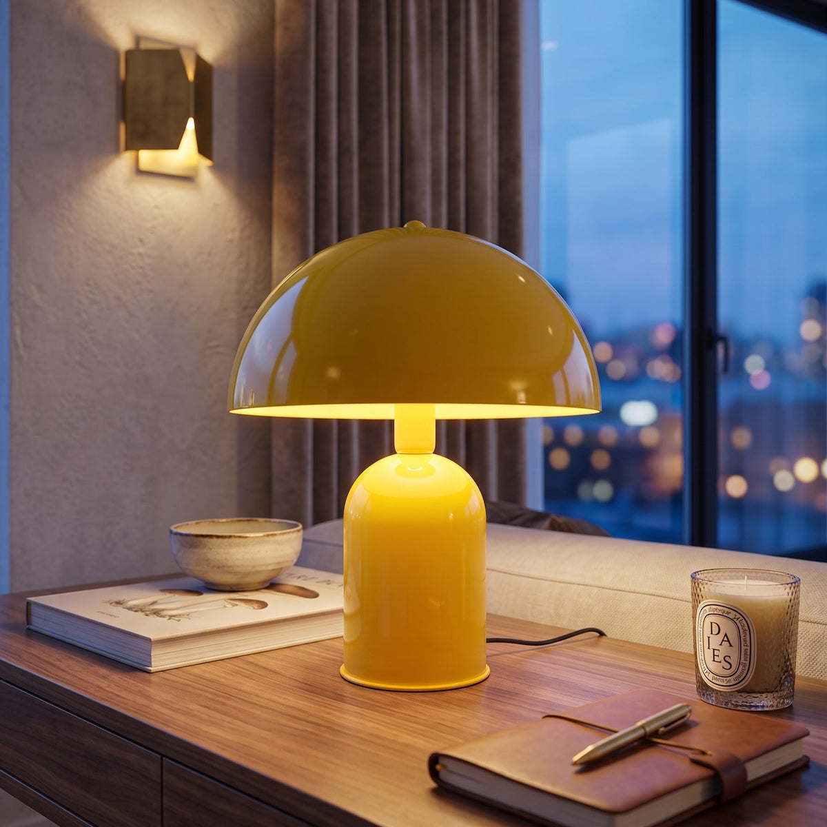 Soho Sarı Metal Masa Lambası | ByLamp