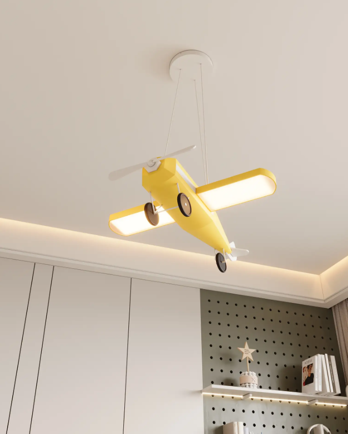 Uçak Sarkıt Lamba Çocuk Odası Aydınlatma | ByLamp