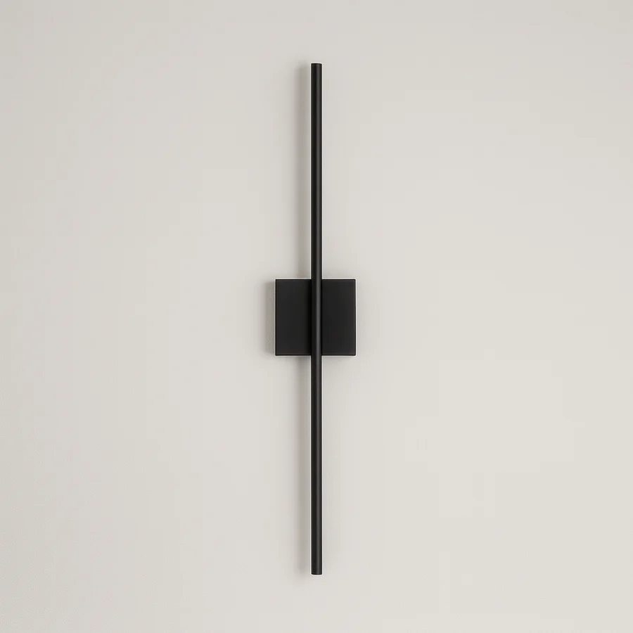 Duvara Yansımalı Şarjlı LED Siyah Aplik RGB | ByLamp