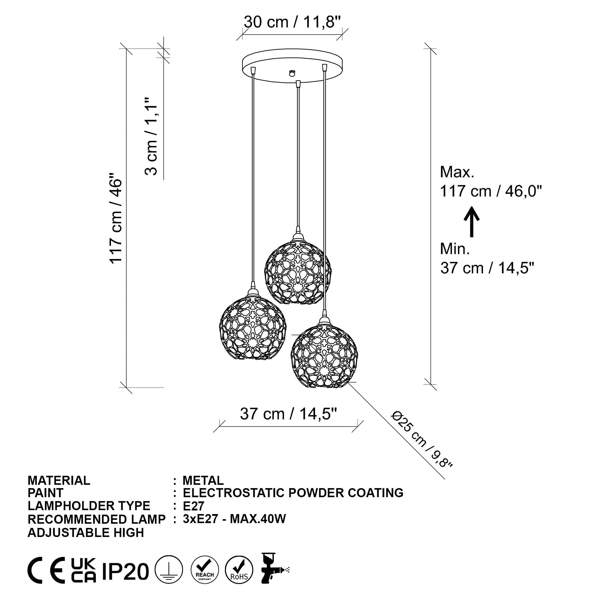 Selçuklu MR 787 1 Sıvama Sarkıt Aydınlatma | ByLamp