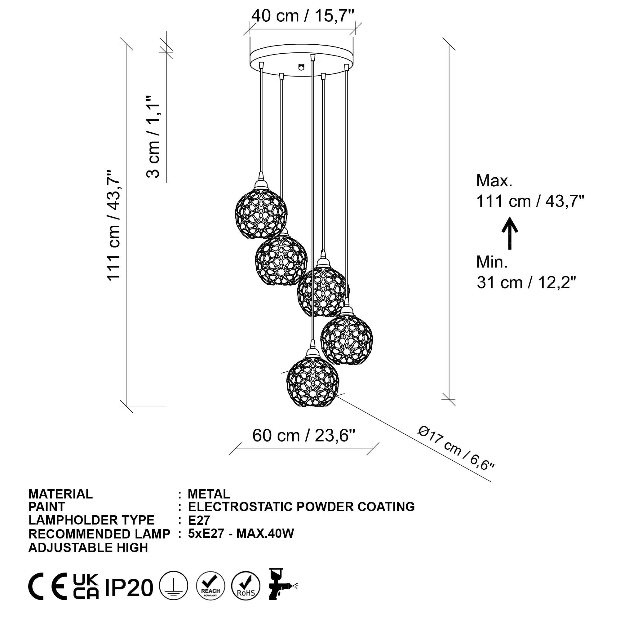 Selçuklu MR 790 1 Sıvama Sarkıt Aydınlatma | ByLamp