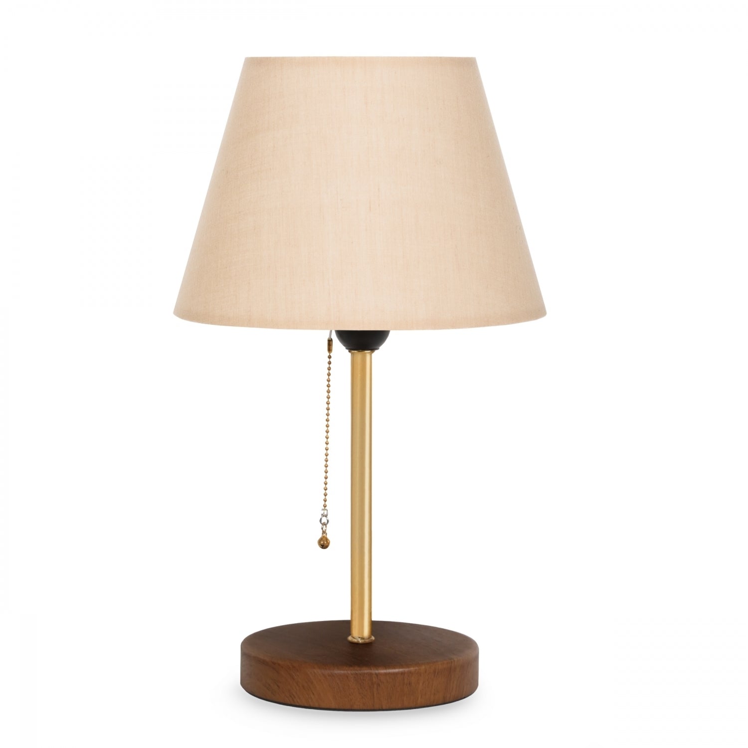 Sera Wooden Leg Lampshade Table Lamp | ByLamp