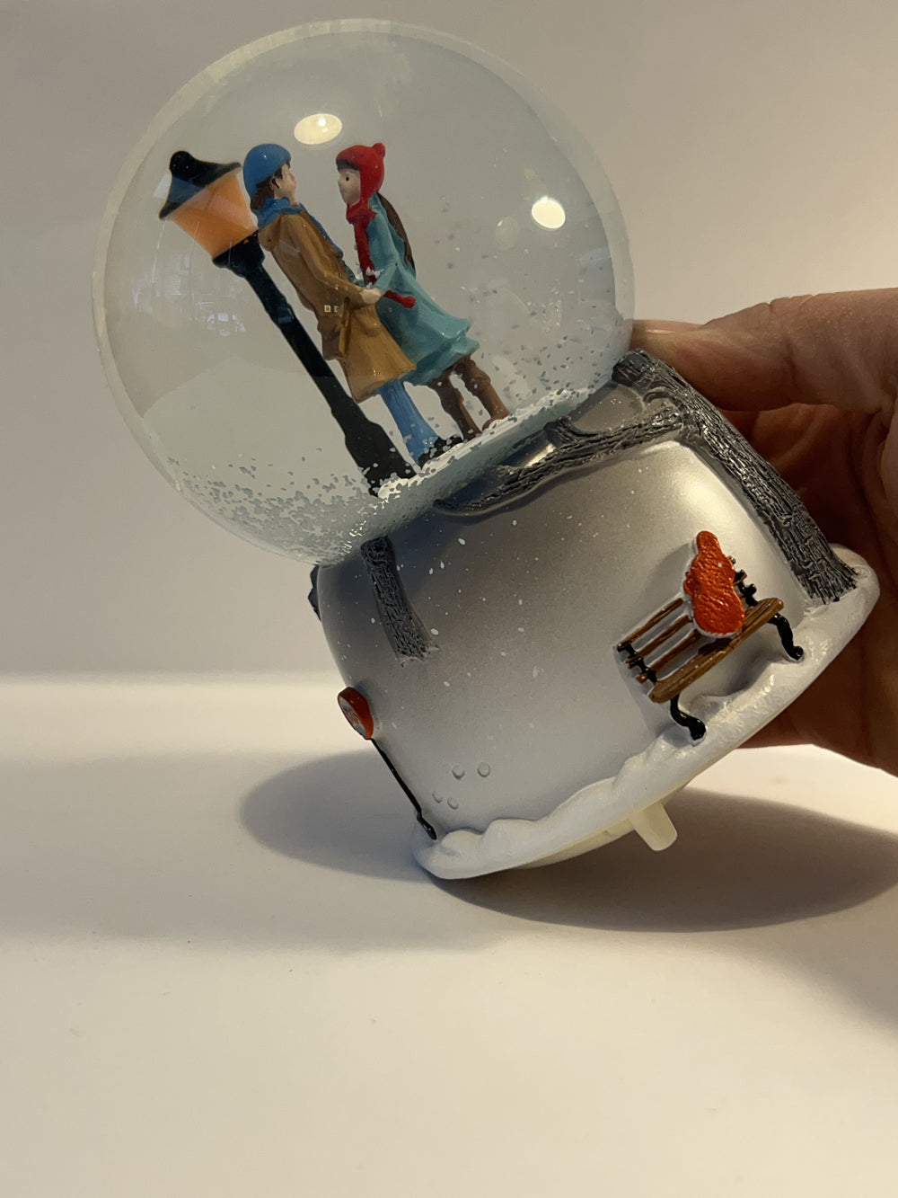 Romantic Gift for Lover Snow Globe with Lights and Music