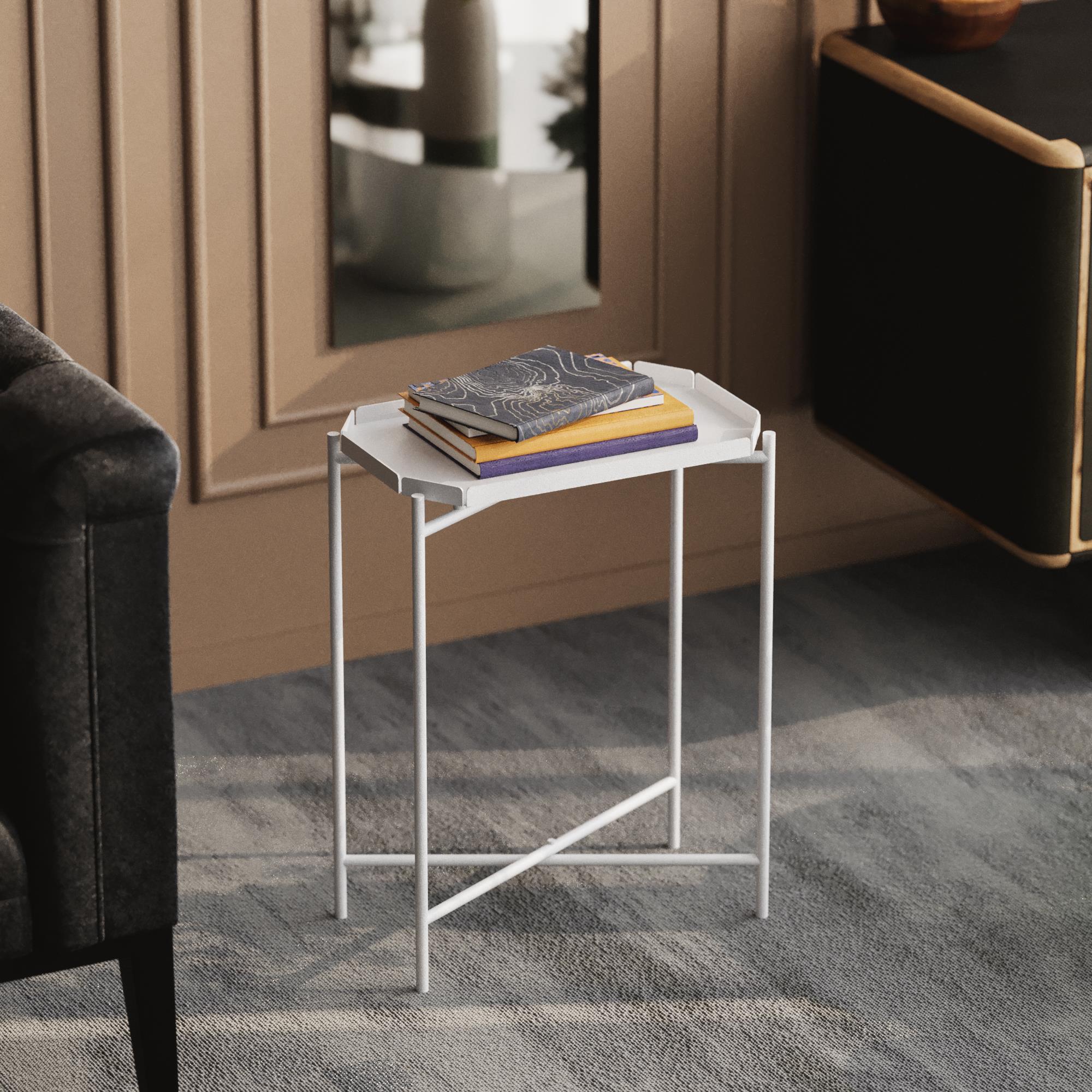 SHB-009-B Dekoratif Metal Sehpa | ByLamp