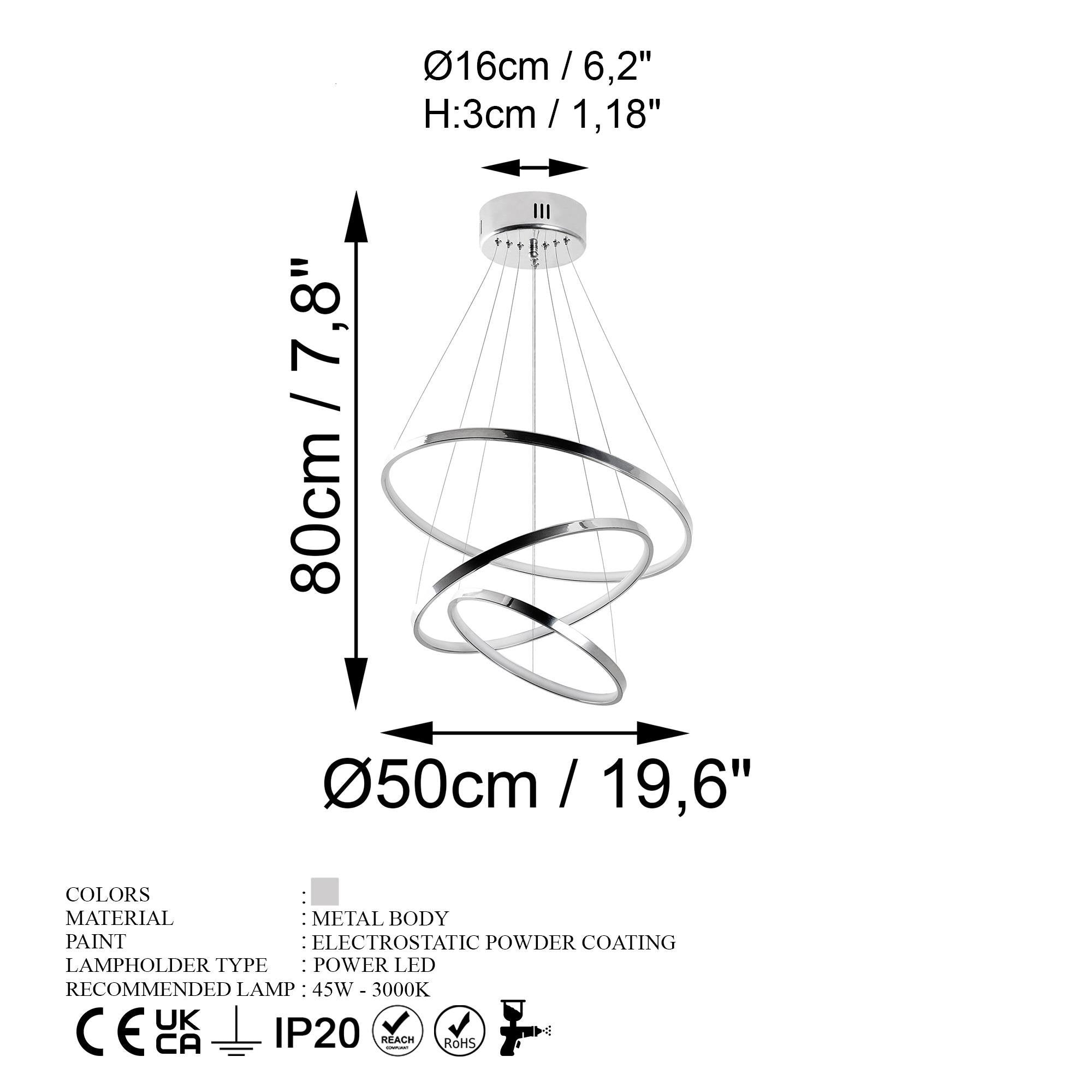 Simit 13698 Led Avize Aydınlatma | ByLamp