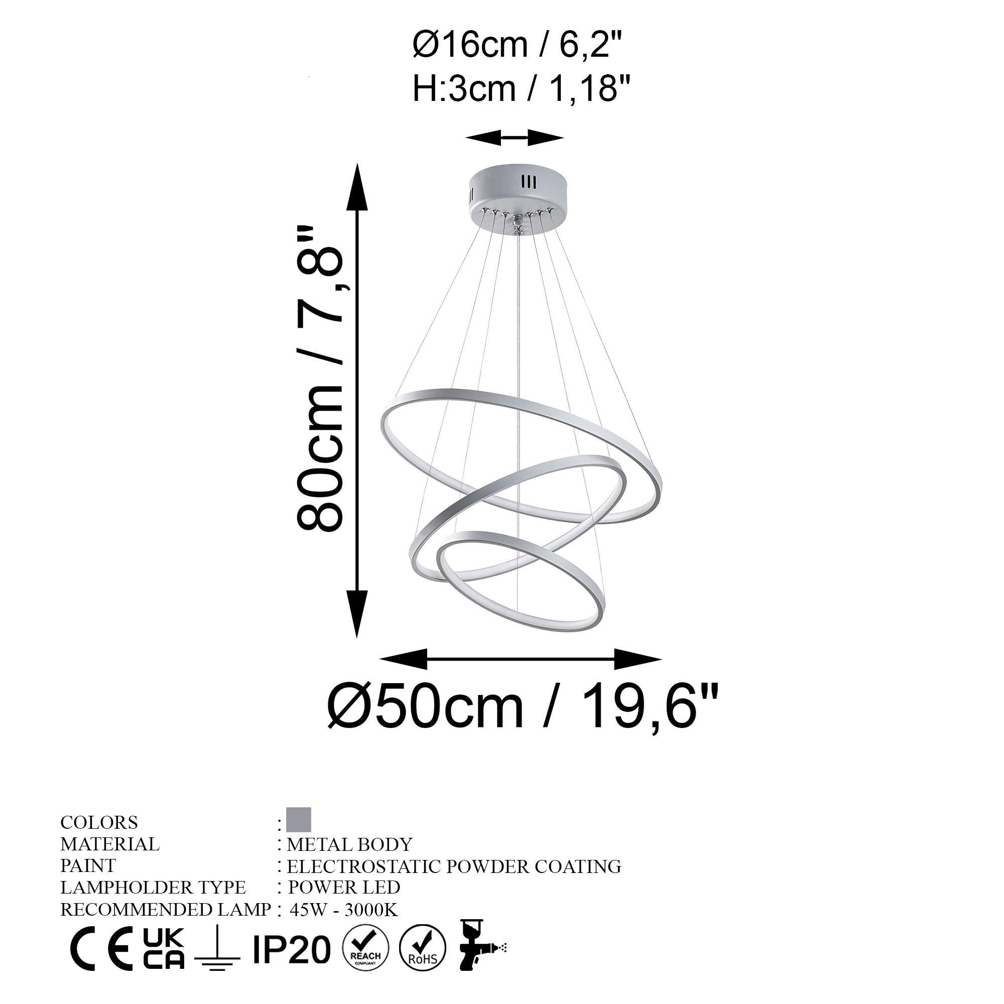 Simit 13699 Led Avize Aydınlatma | ByLamp