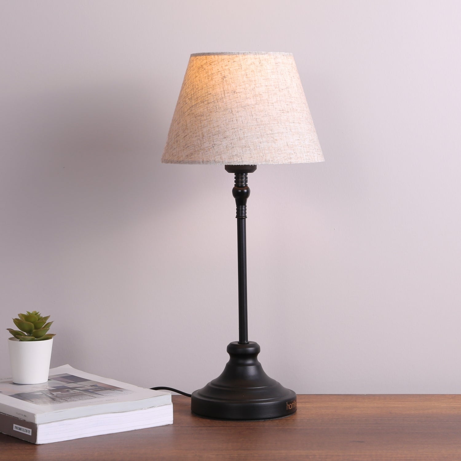 Luis Black Metal Lampshade Table Lamp | ByLamp