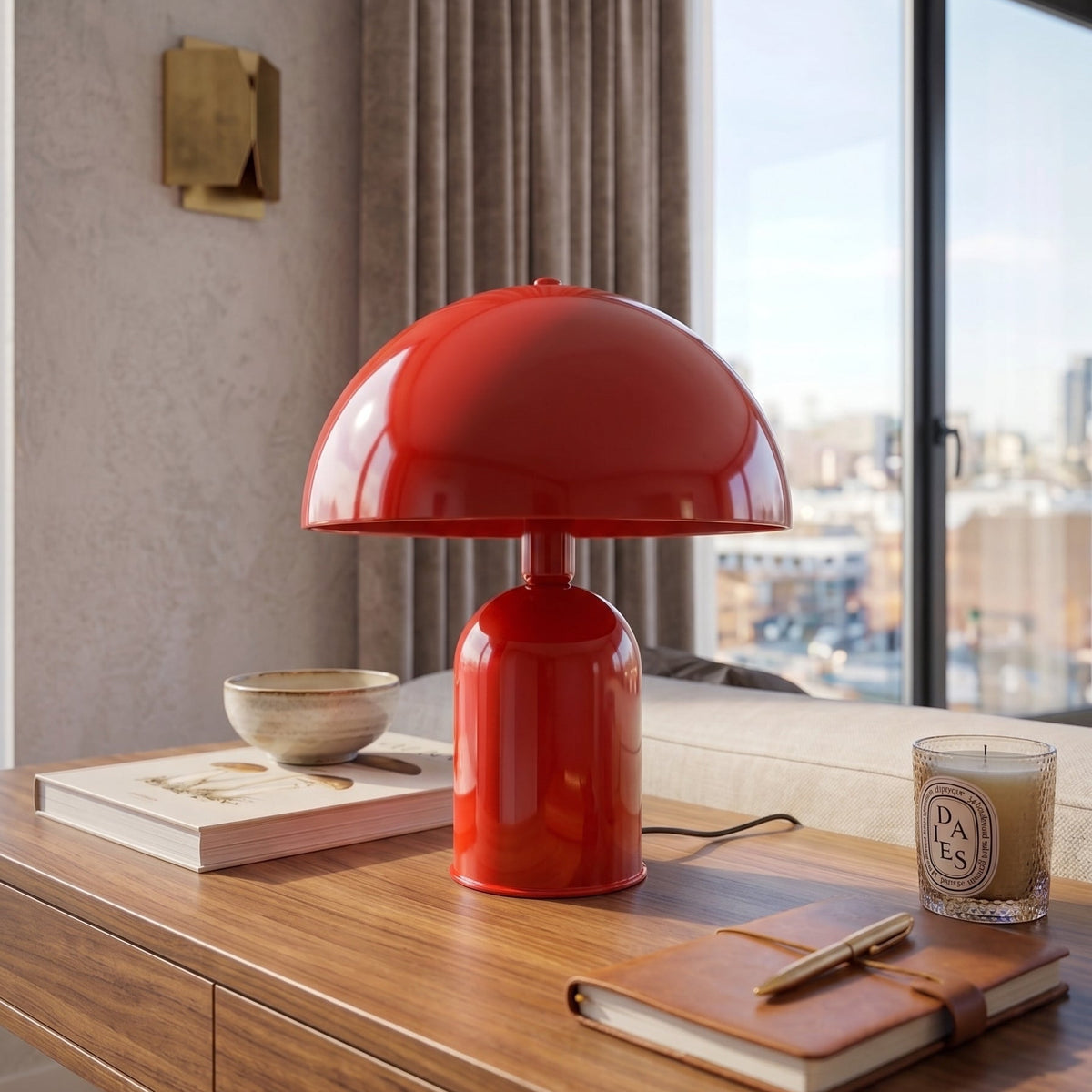 Soho Kırmızı Metal Masa Lambası | ByLamp