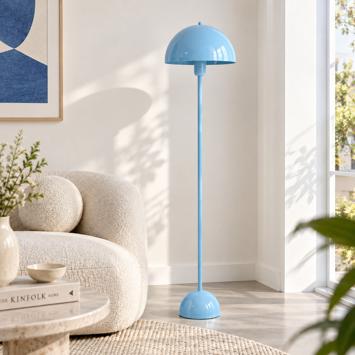 Soho Soft Mavi Metal Lambader | ByLamp