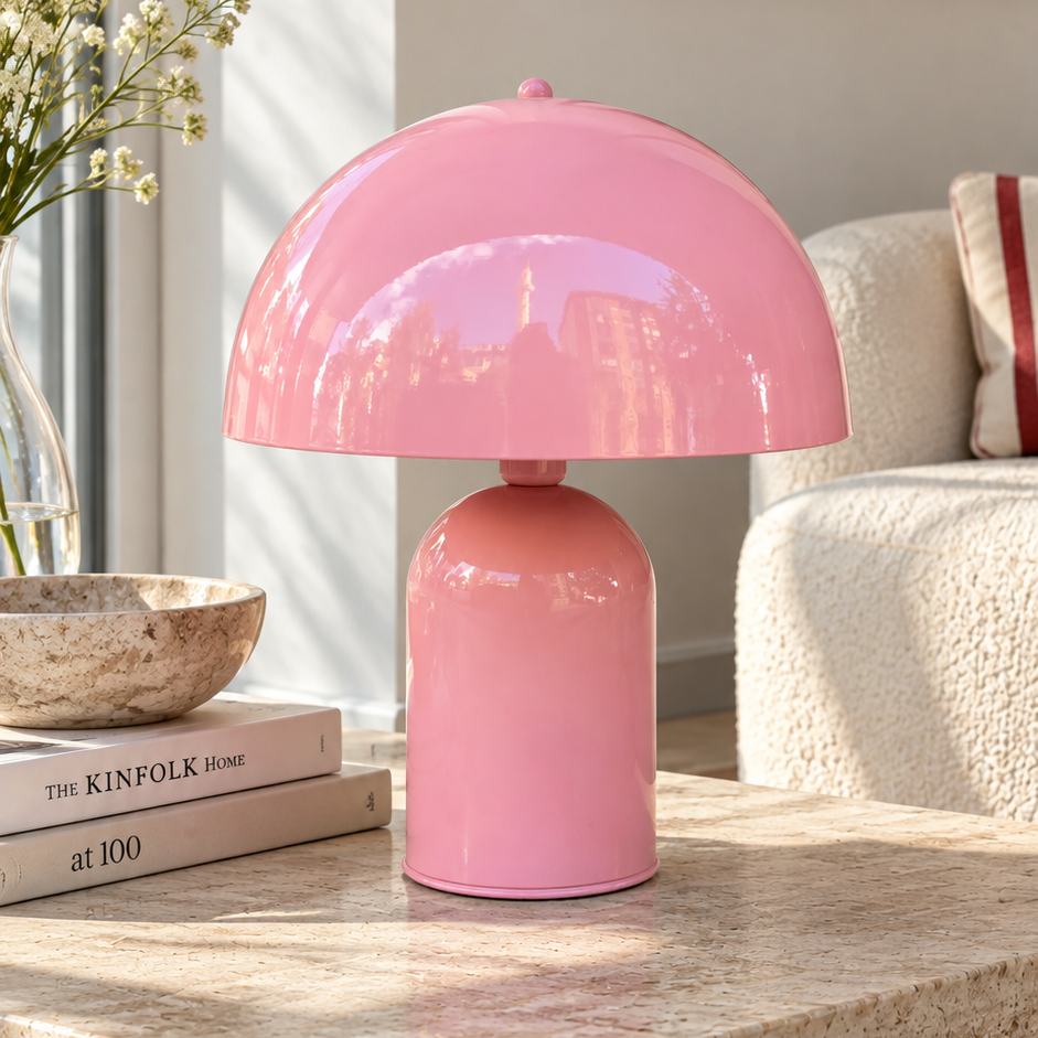 Soho Soft Pembe Metal Masa Lambası | ByLamp