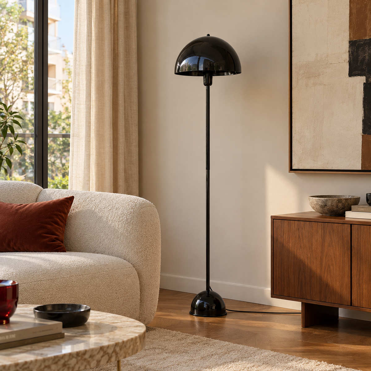 Soho Siyah Metal Lambader | ByLamp