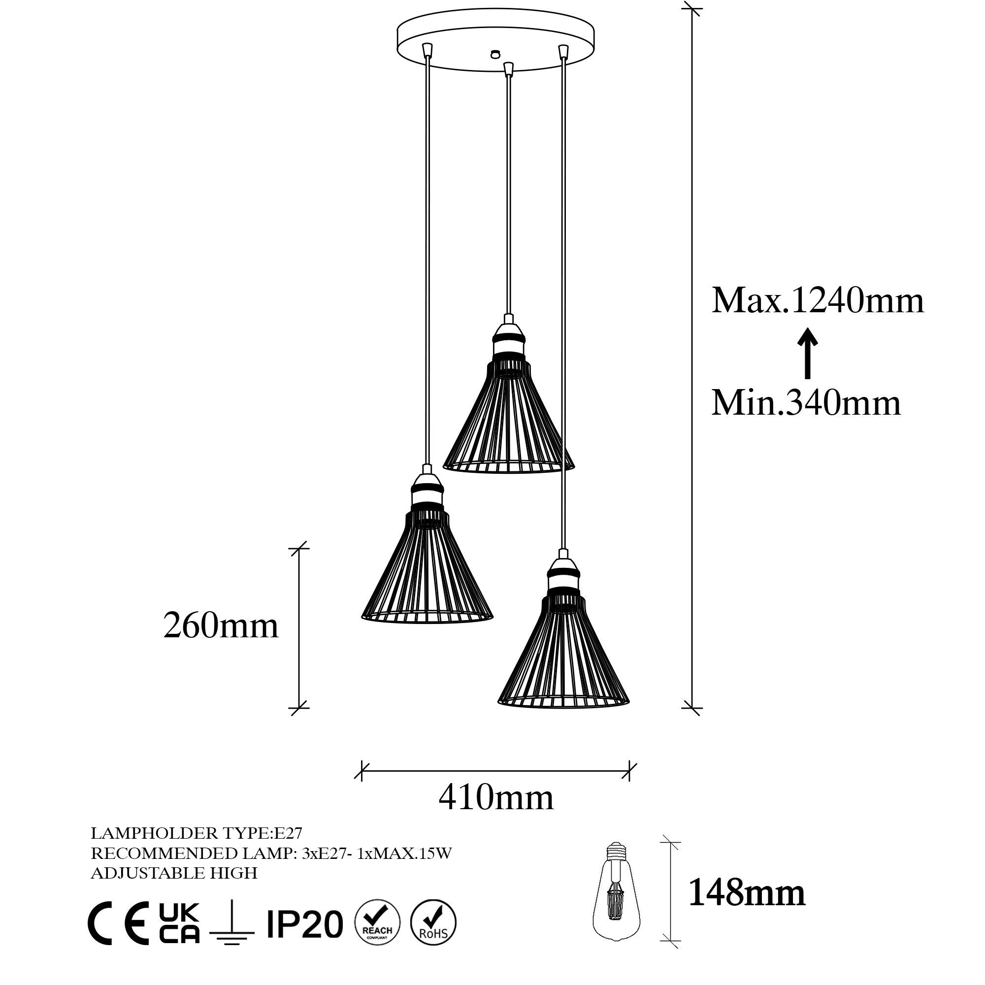 Soylu 11361 Tel Sarkıt Aydınlatma | ByLamp