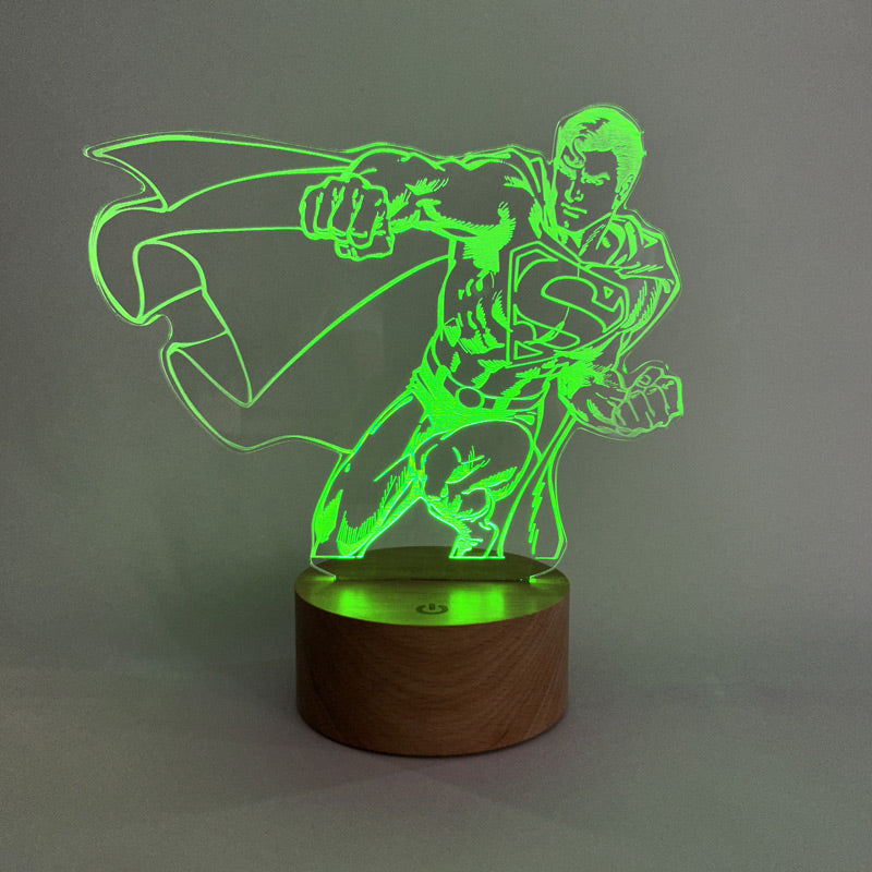 Superman Figured Decorative Gift Led Table Lamp | BYLAMP 