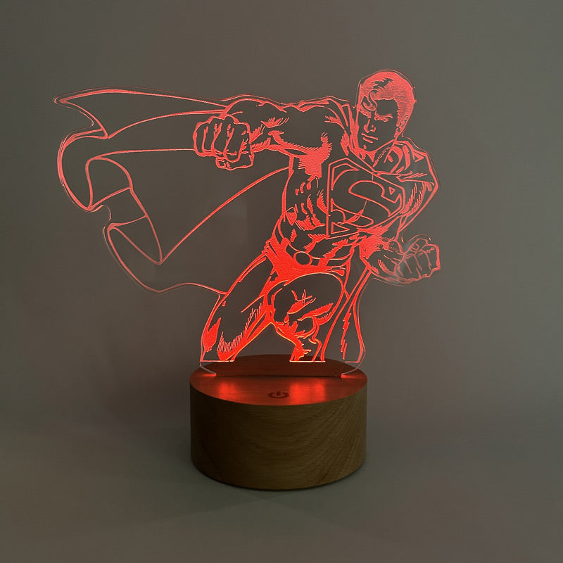 Superman Figured Decorative Gift Led Table Lamp | BYLAMP 