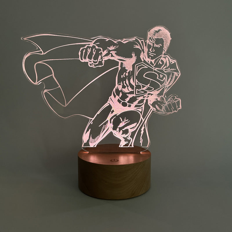 Superman Figured Decorative Gift Led Table Lamp | BYLAMP 