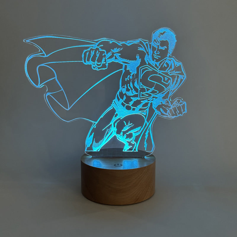 Superman Figured Decorative Gift Led Table Lamp | BYLAMP 