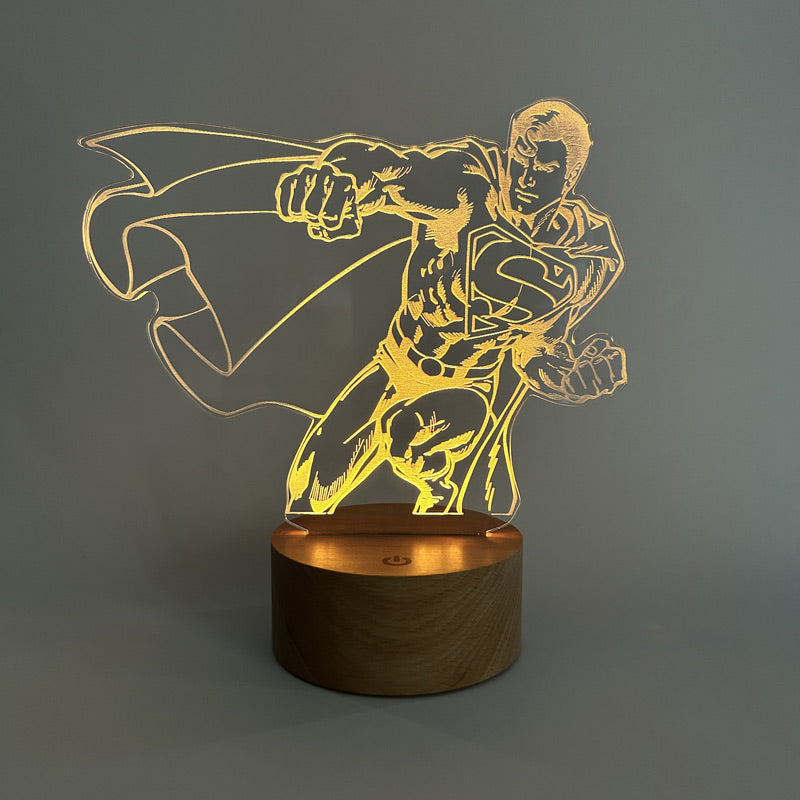 Superman Figured Decorative Gift Led Table Lamp | BYLAMP 