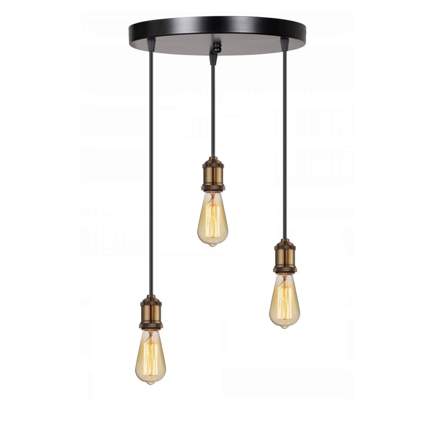 Sveto 3 Rustic Pendant Lighting | ByLamp