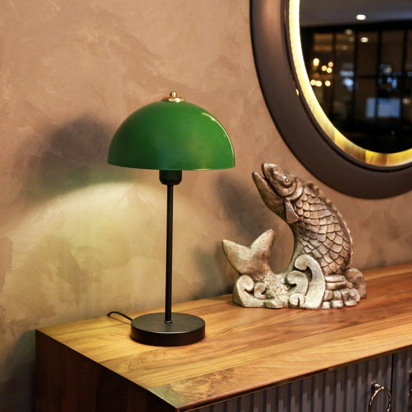Swiss Dekoratif Metal Masa Lambası Yeşil | ByLamp