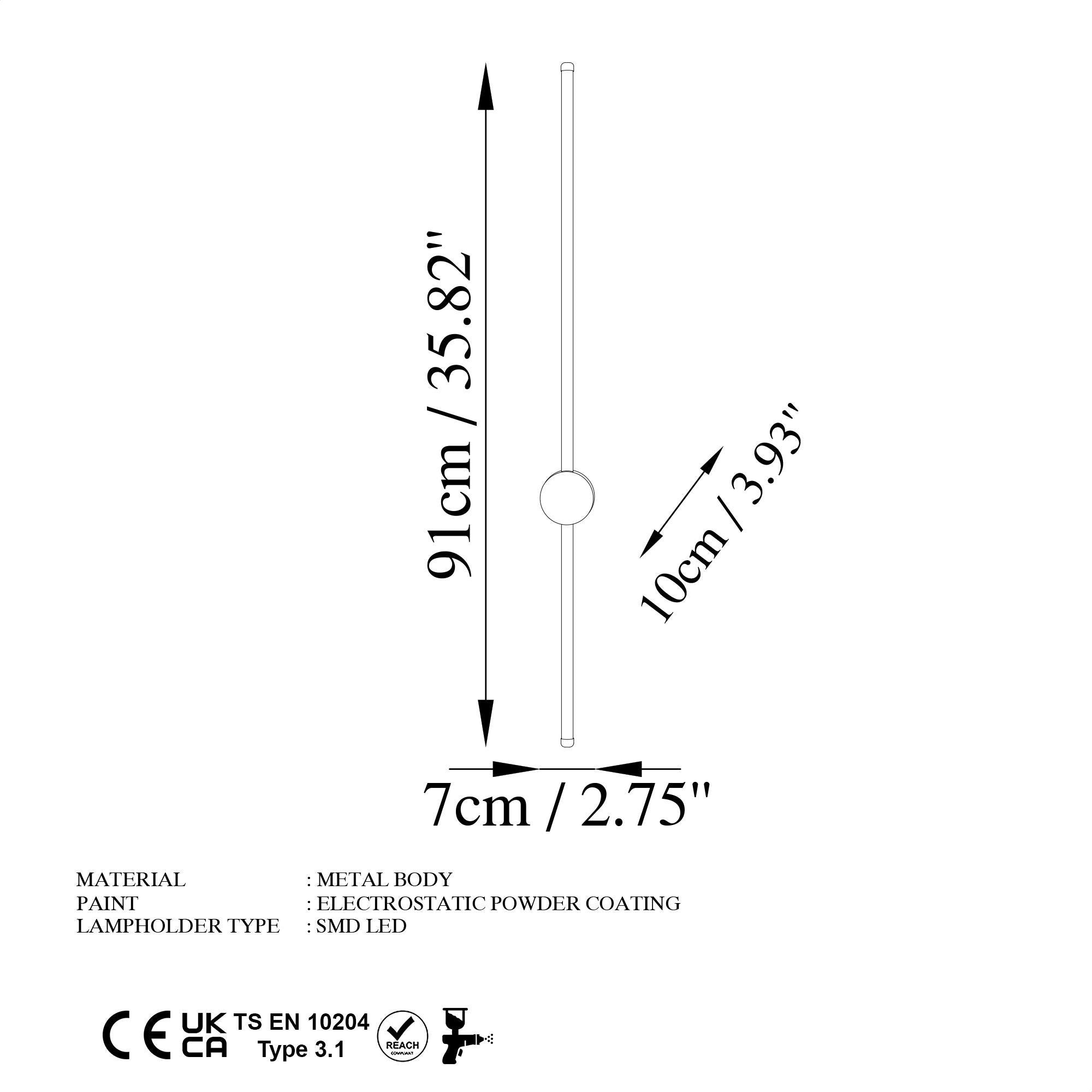 Sword 13484 Led Aplik Duvar Aydınlatma | ByLamp