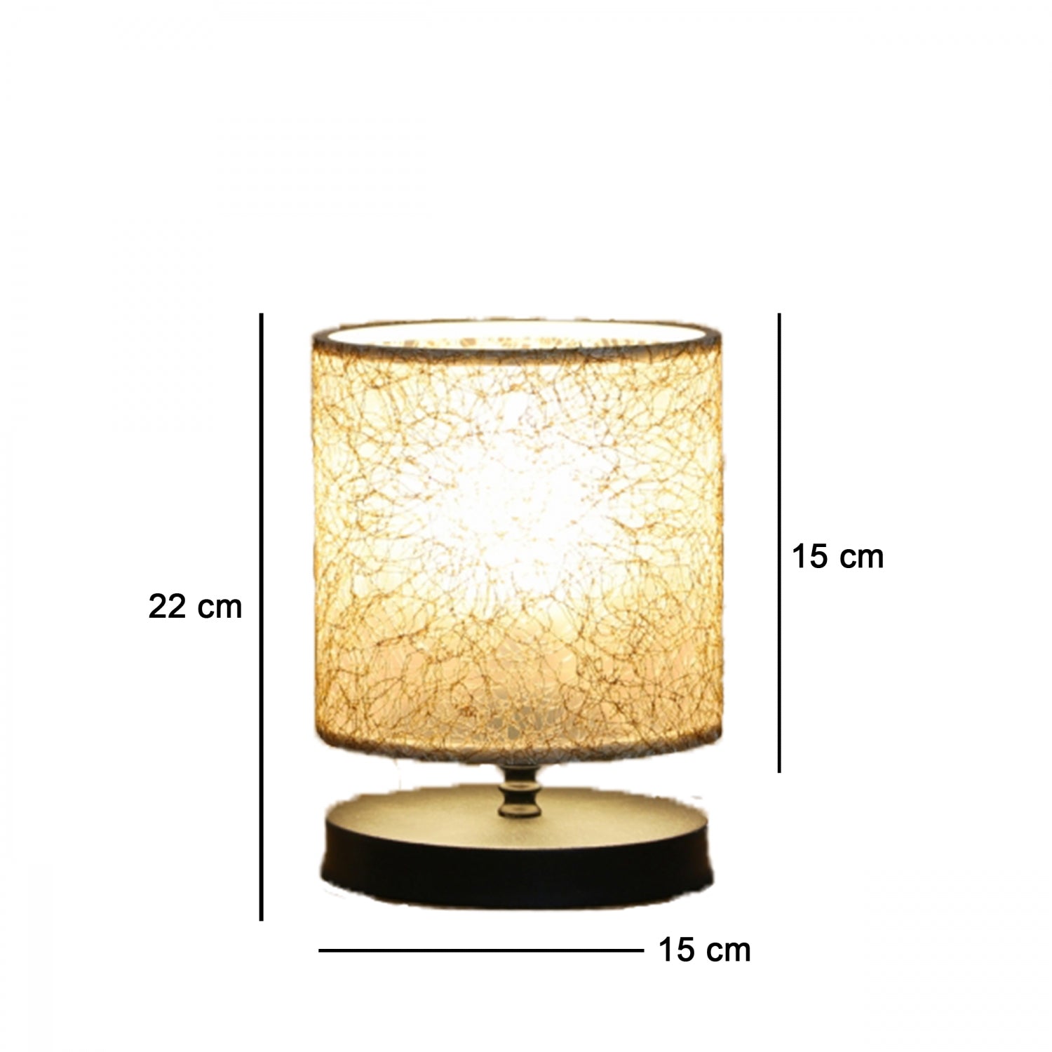 Design Mini Lampshade Gold Rope Table Lamp | ByLamp