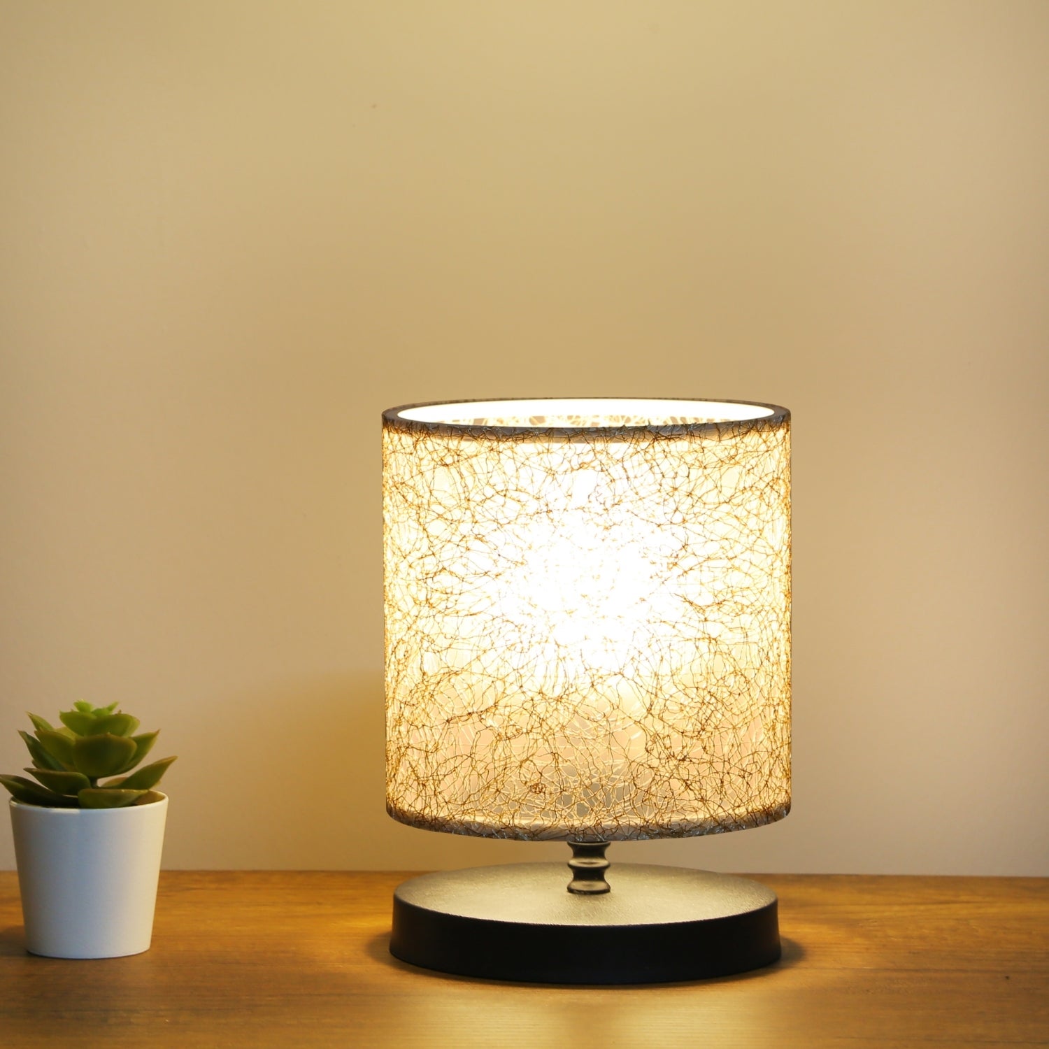 Design Mini Lampshade Gold Rope Table Lamp | ByLamp