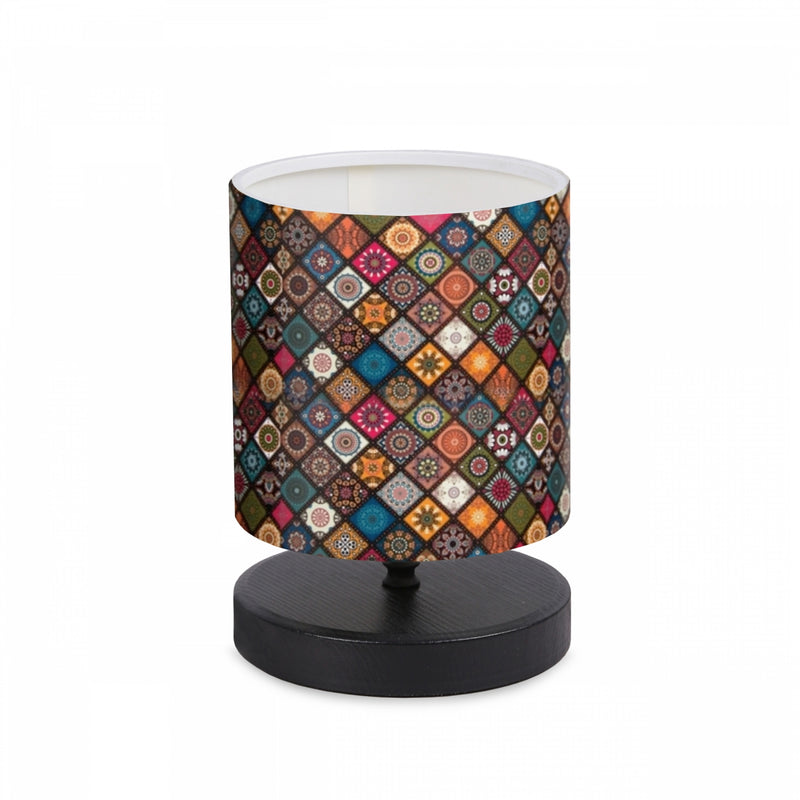 Design Mini Lampshade Tile Patterned Table Lamp | ByLamp