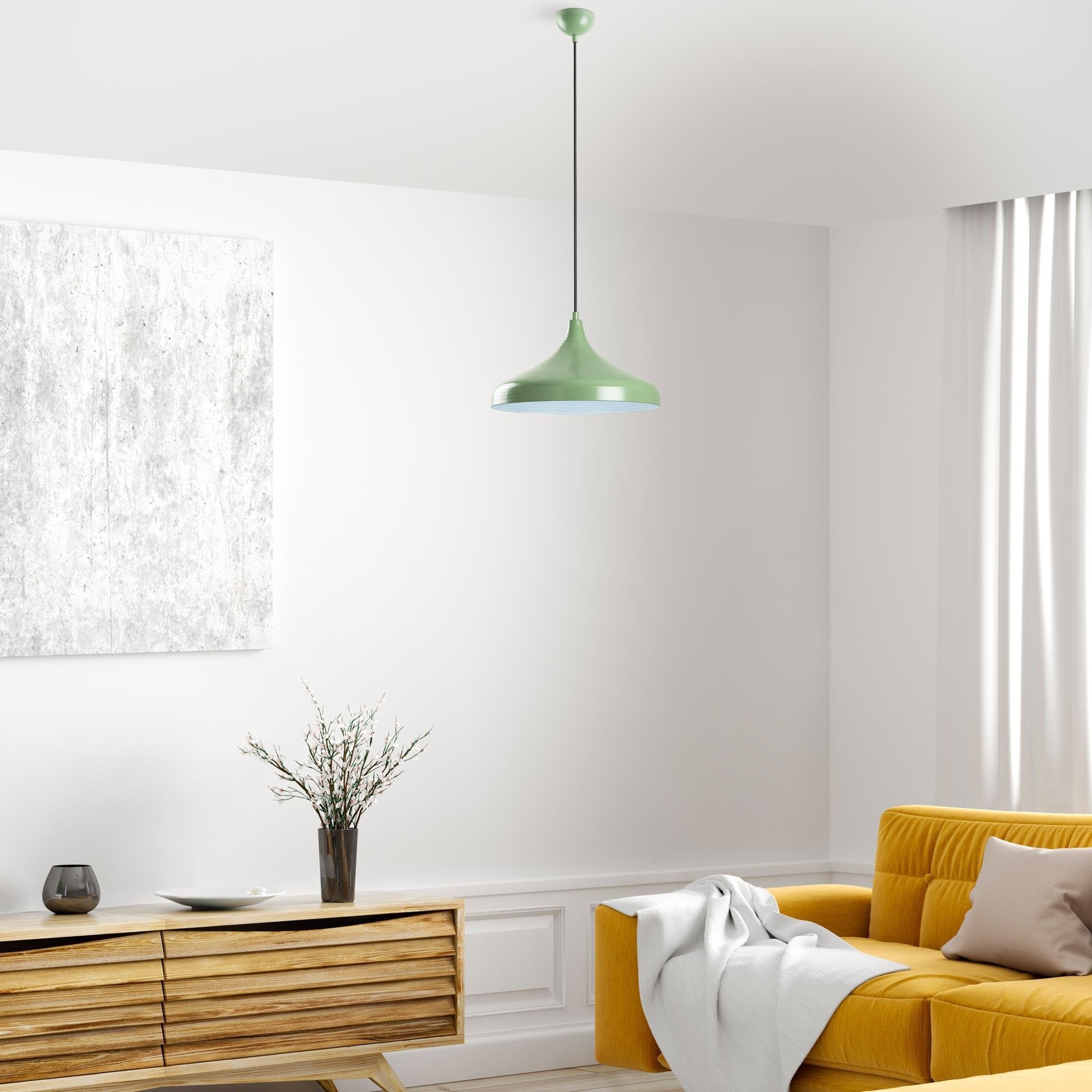 Tattoo D Nus 2641 Mint Yeşili Sıvama Sarkıt Aydınlatma | ByLamp