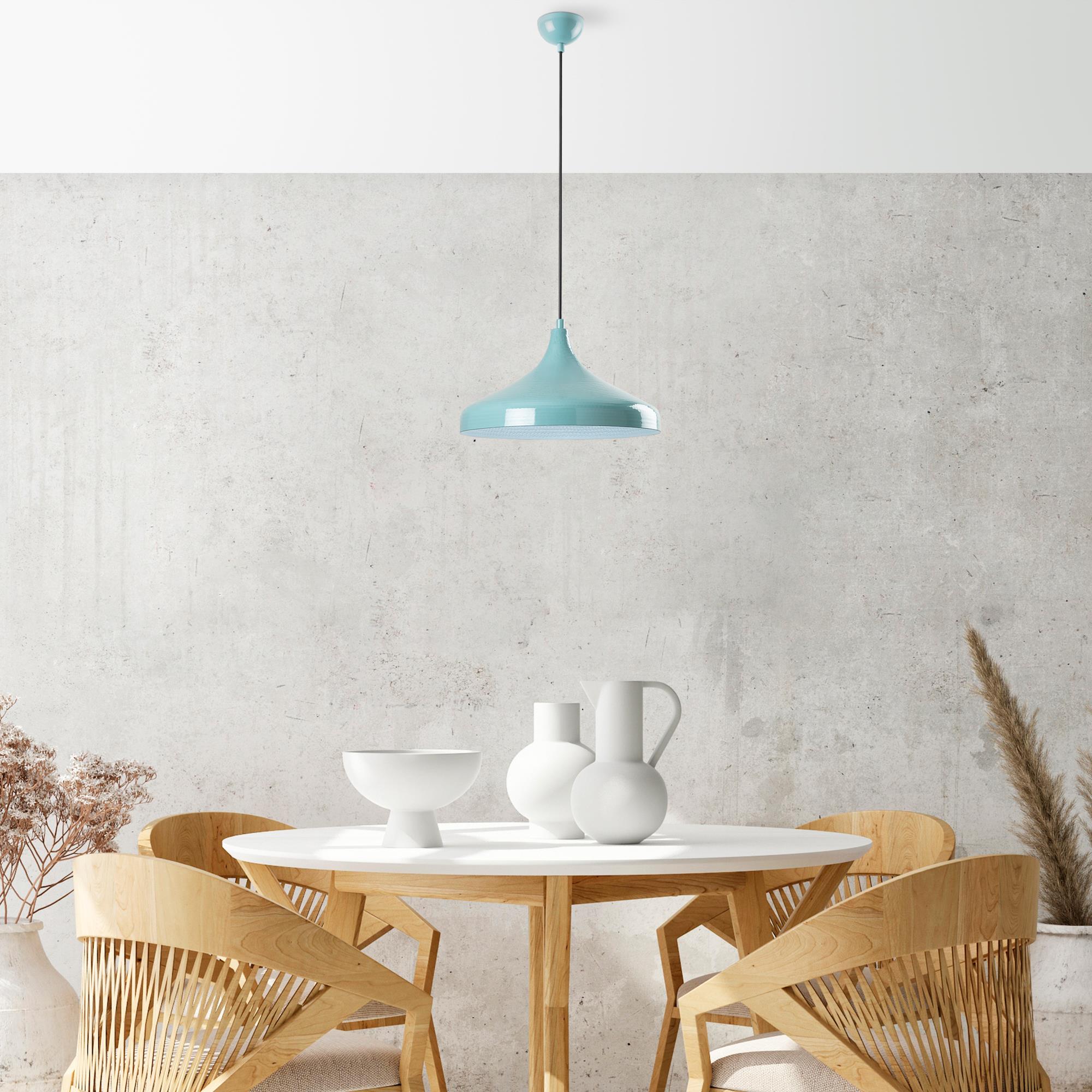 Tattoo D Nus 2641 Turkuaz Sıvama Sarkıt Aydınlatma | ByLamp